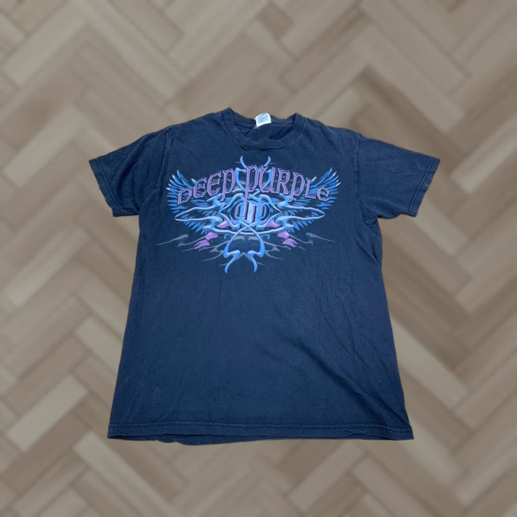 Vintage VINTAGE Deep Purple Tour Shirt Mens M Black Quail Hollow T-Shirt Band Rock Size US M / EU 48-50 / 2 - 1 Thumbnail