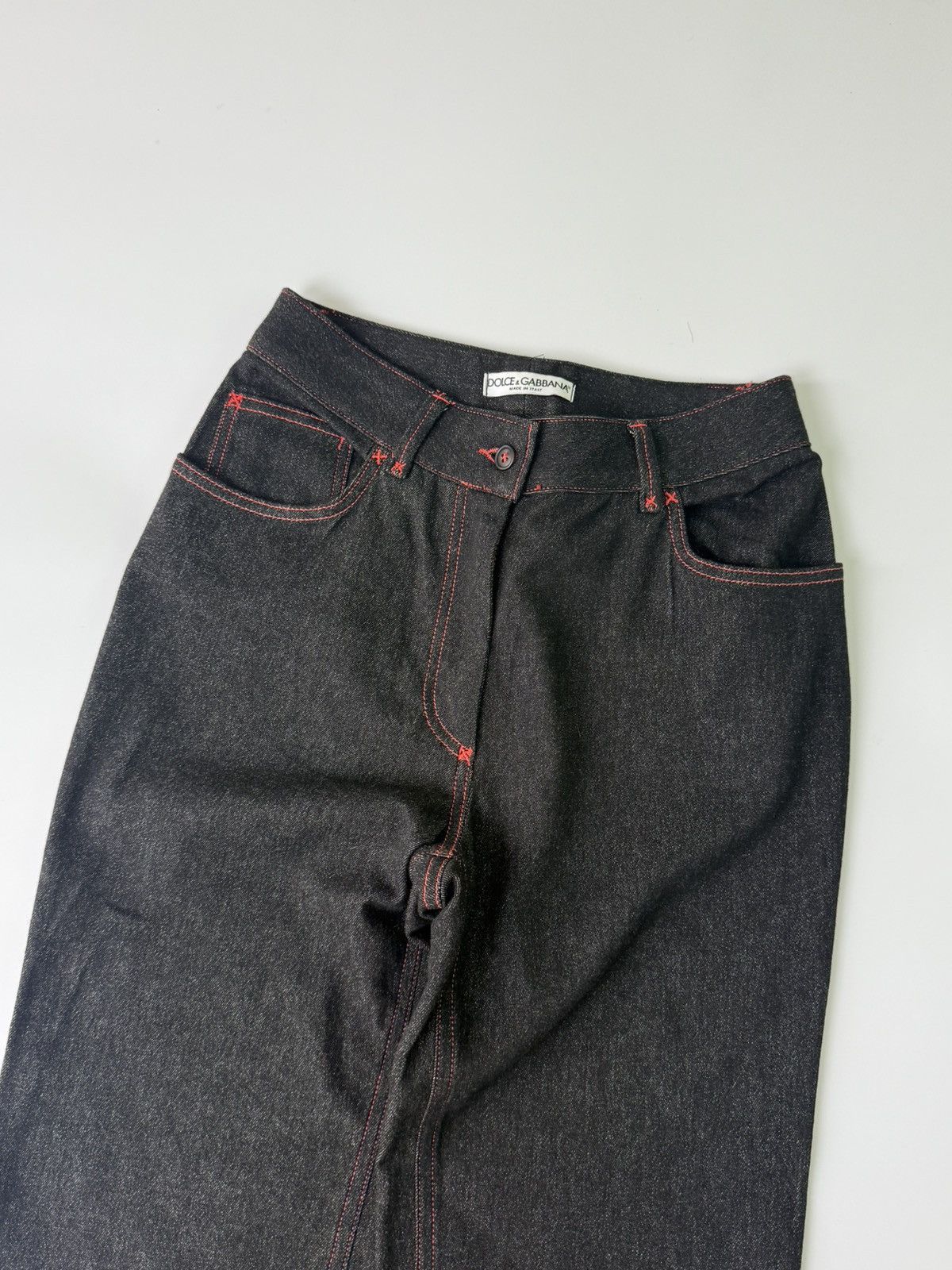Dolce & Gabbana Rare Dolce & Gabbana F/W 1999 Fur Cuff Pants Size 27" / US 4 / IT 40 - 5 Thumbnail