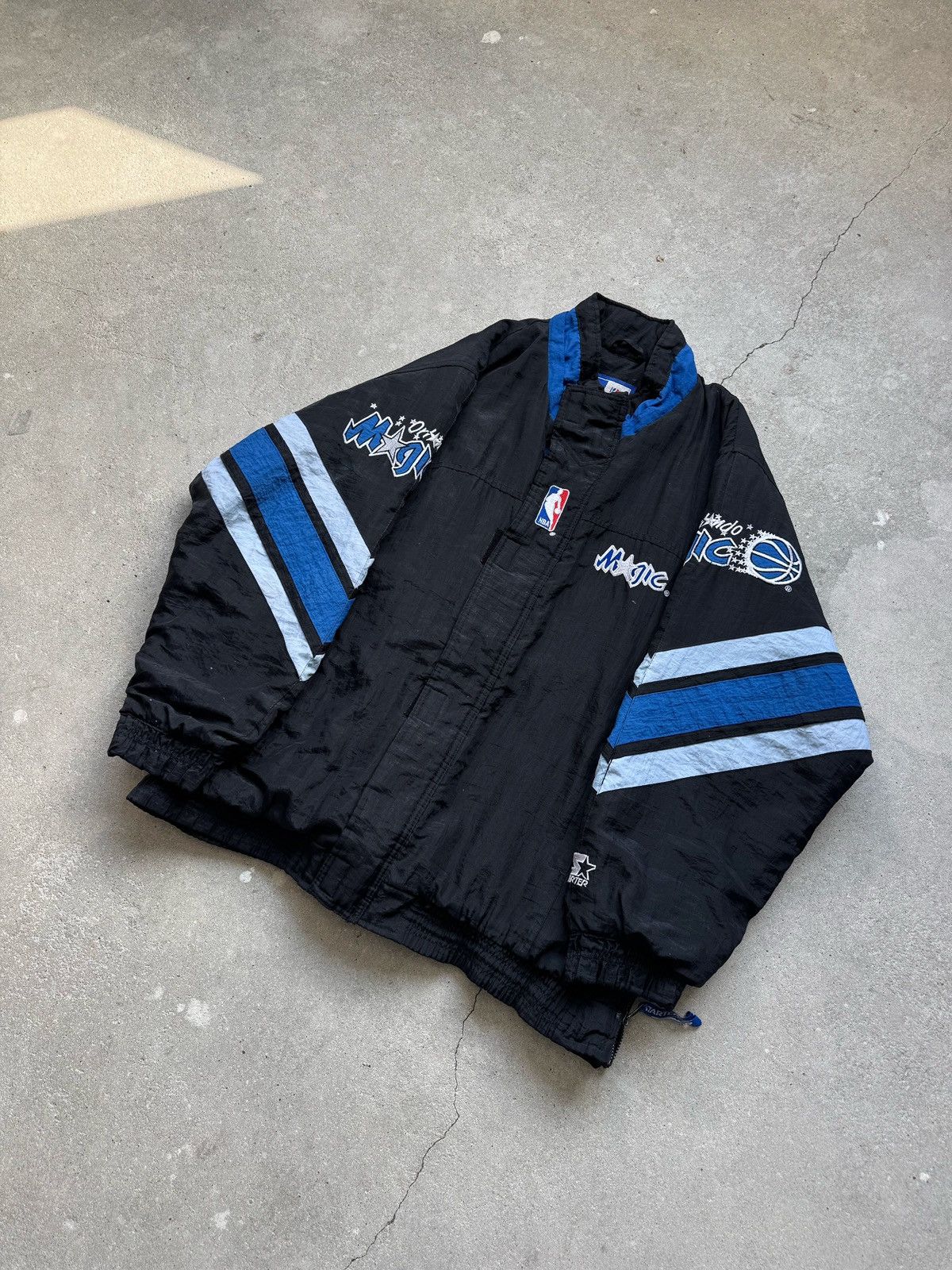 Starter Vintage 1990s Starter Orlando Magic Jacket NBA Size US XL / EU 56 / 4 - 2 Thumbnail