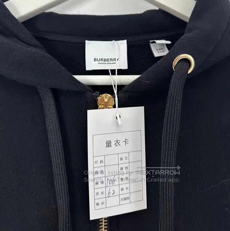 Burberry Burberry Women's Black Hoodie Jacket XXS. Size XXS / US 00 / IT 34 - 2 Thumbnail