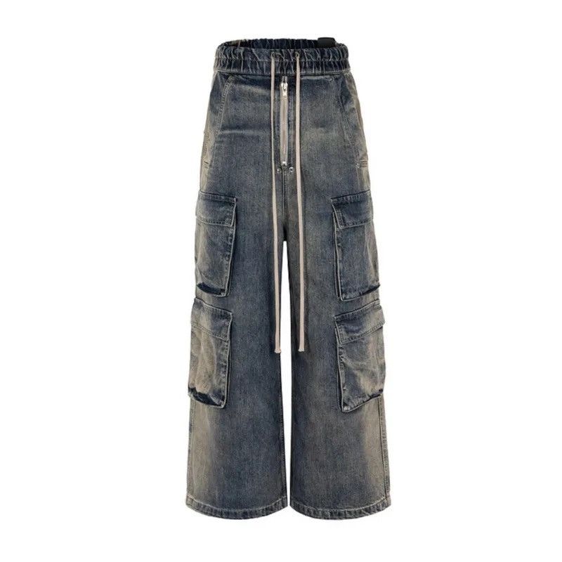 Japanese Brand × Jean High Street Washed Gradient Heavy Duty Work Jeans Size US 34 / EU 50 - 2 Thumbnail