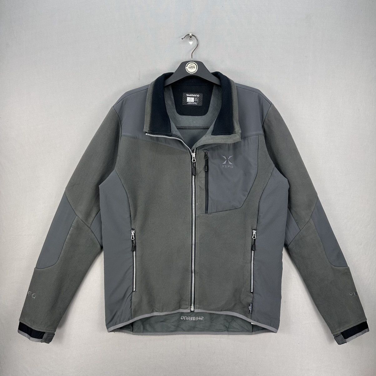 Japanese Brand Shimano Xefo Embroidered Logo Fleece Zipper Jacket Size US L / EU 52-54 / 3 - 1 Thumbnail