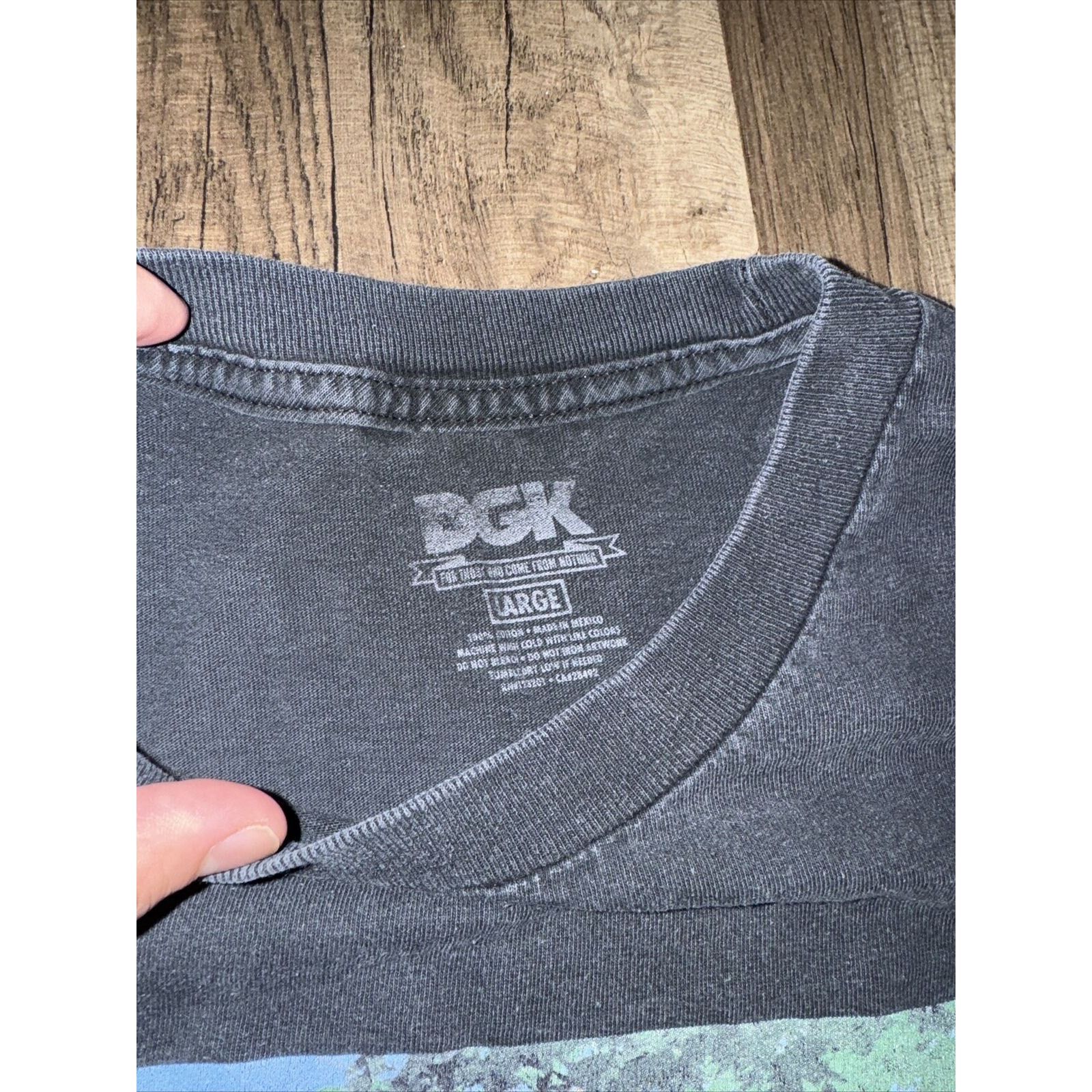 DGK DGK Menace Too Society T-Shirt Black Large 21x27.5 Size US L / EU 52-54 / 3 - 3 Thumbnail