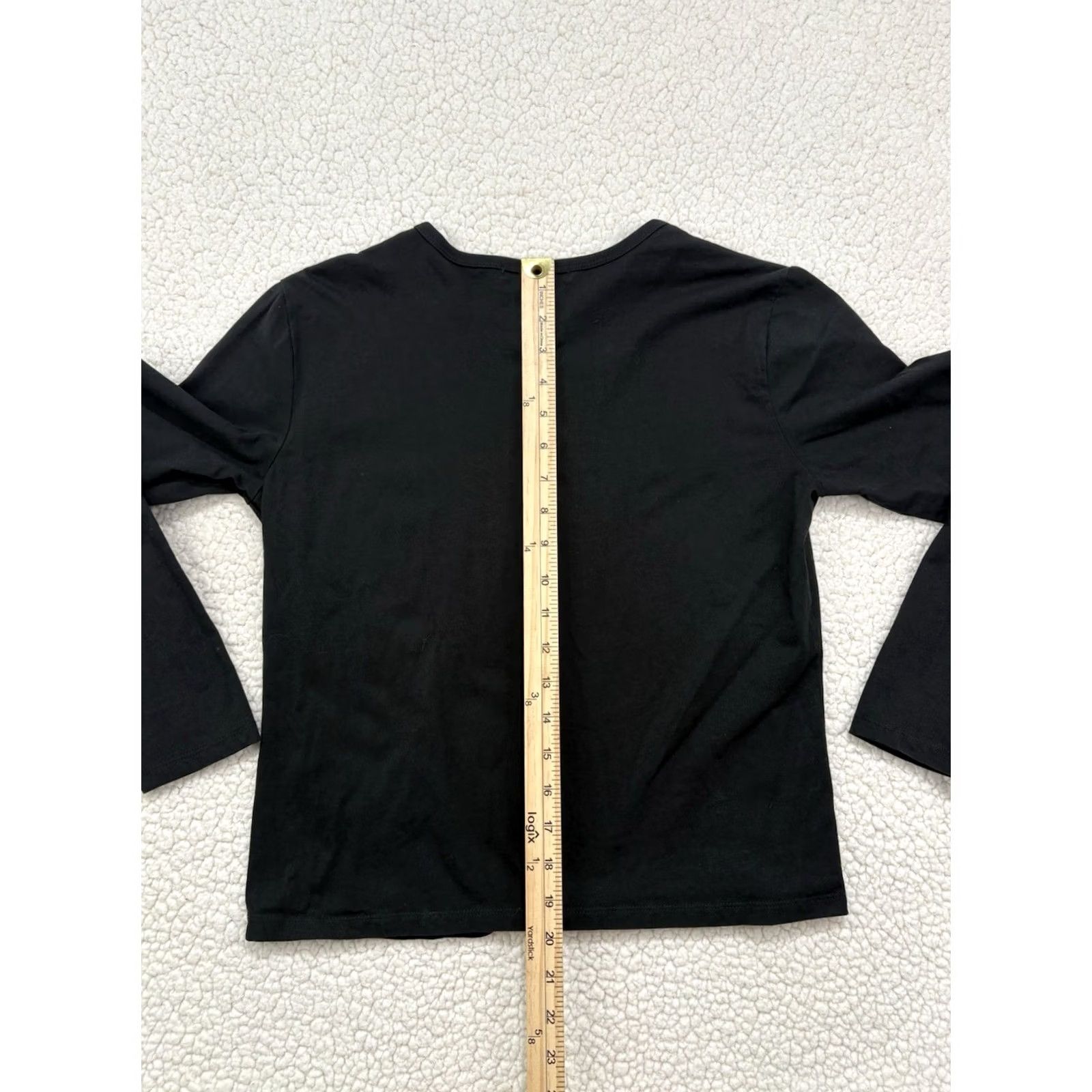Ralph Lauren Lauren Active Ralph Lauren Performance T-Shirt Women M Black Crest Logo LS Shirt Size M / US 6-8 / IT 42-44 - 5 Thumbnail
