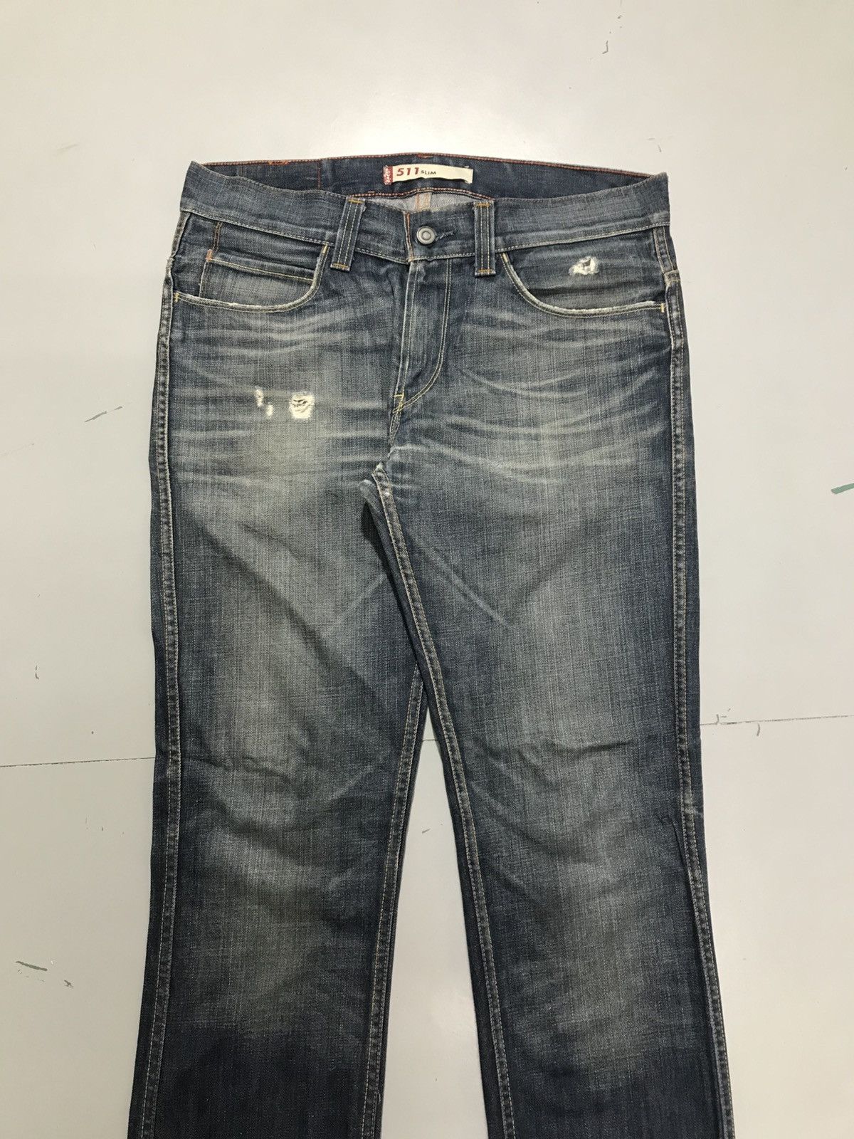 Levi's Vintage Levi’s buckle belt denim Size US 36 / EU 52 - 4 Thumbnail