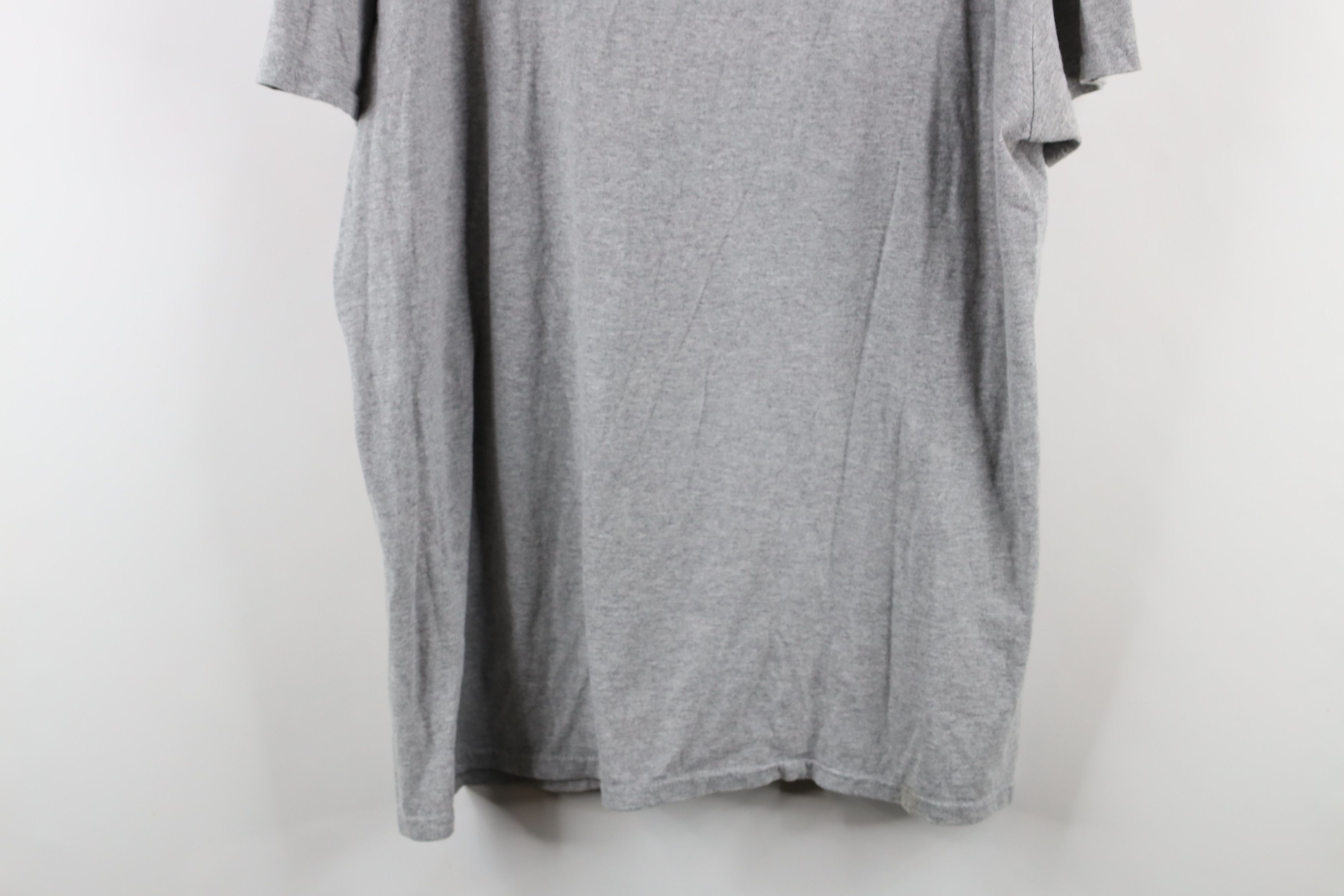 Vintage Vintage 90s Y2K Streetwear Blank Short Sleeve T-Shirt Gray Size US XL / EU 56 / 4 - 10 Thumbnail