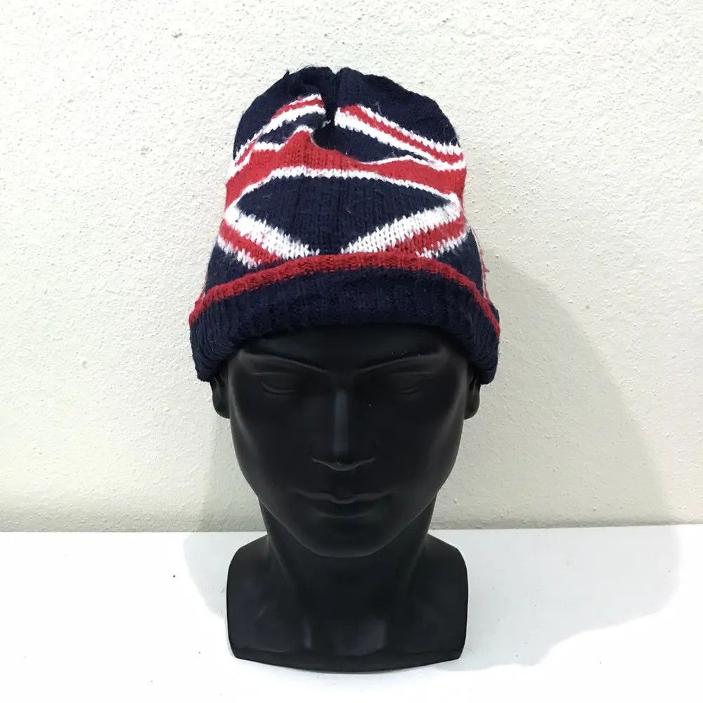 Vintage Vintage Flag Bobble Beanie Hat Size ONE SIZE - 3 Thumbnail