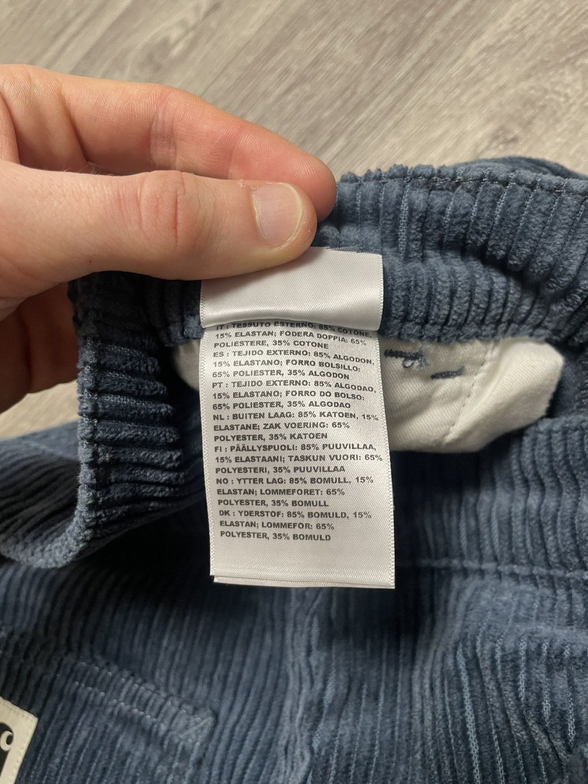 Carhartt Wip Carhartt WIP Blue Velvet Corduroy Loose Fit Pants Y2K Size US 30 / EU 46 - 10 Thumbnail