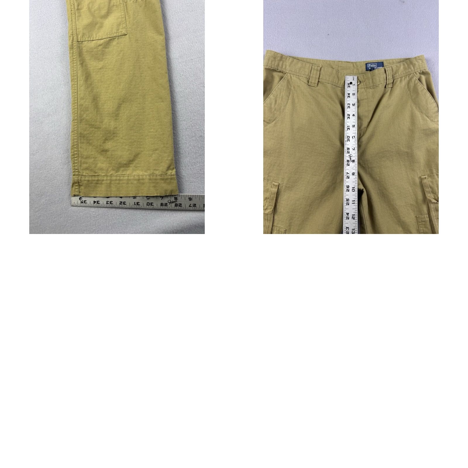 Polo Ralph Lauren VINTAGE Polo Ralph Lauren Pants Women’s 20 Brown Ripstop Cargo Pockets 90s Army Mens Womens Girls Size 42" / US 20 - 8 Thumbnail