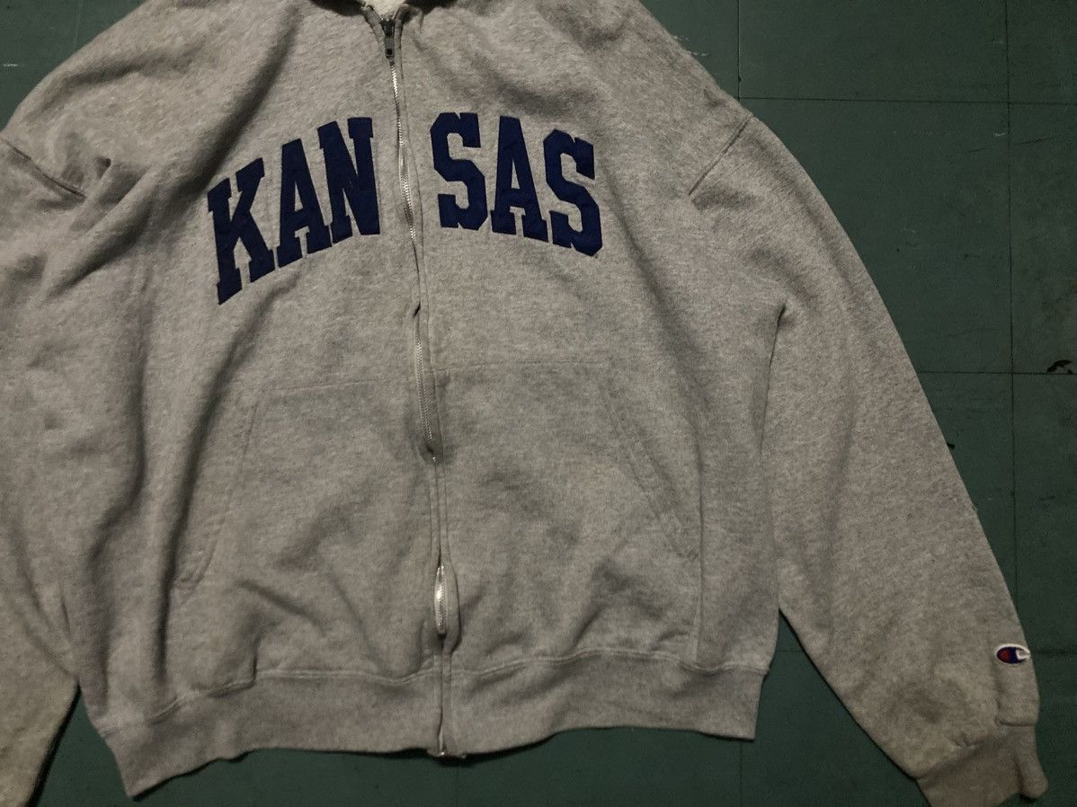 Champion Vintage Champion Kansas Sweater Hoodie Size US L / EU 52-54 / 3 - 2 Thumbnail