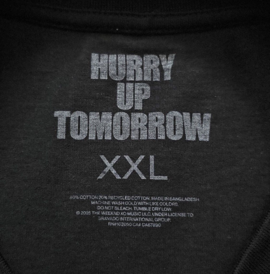The Weeknd The Weeknd XO Hurry Up Tomorrow Bundle Size US L / EU 52-54 / 3 - 3 Thumbnail