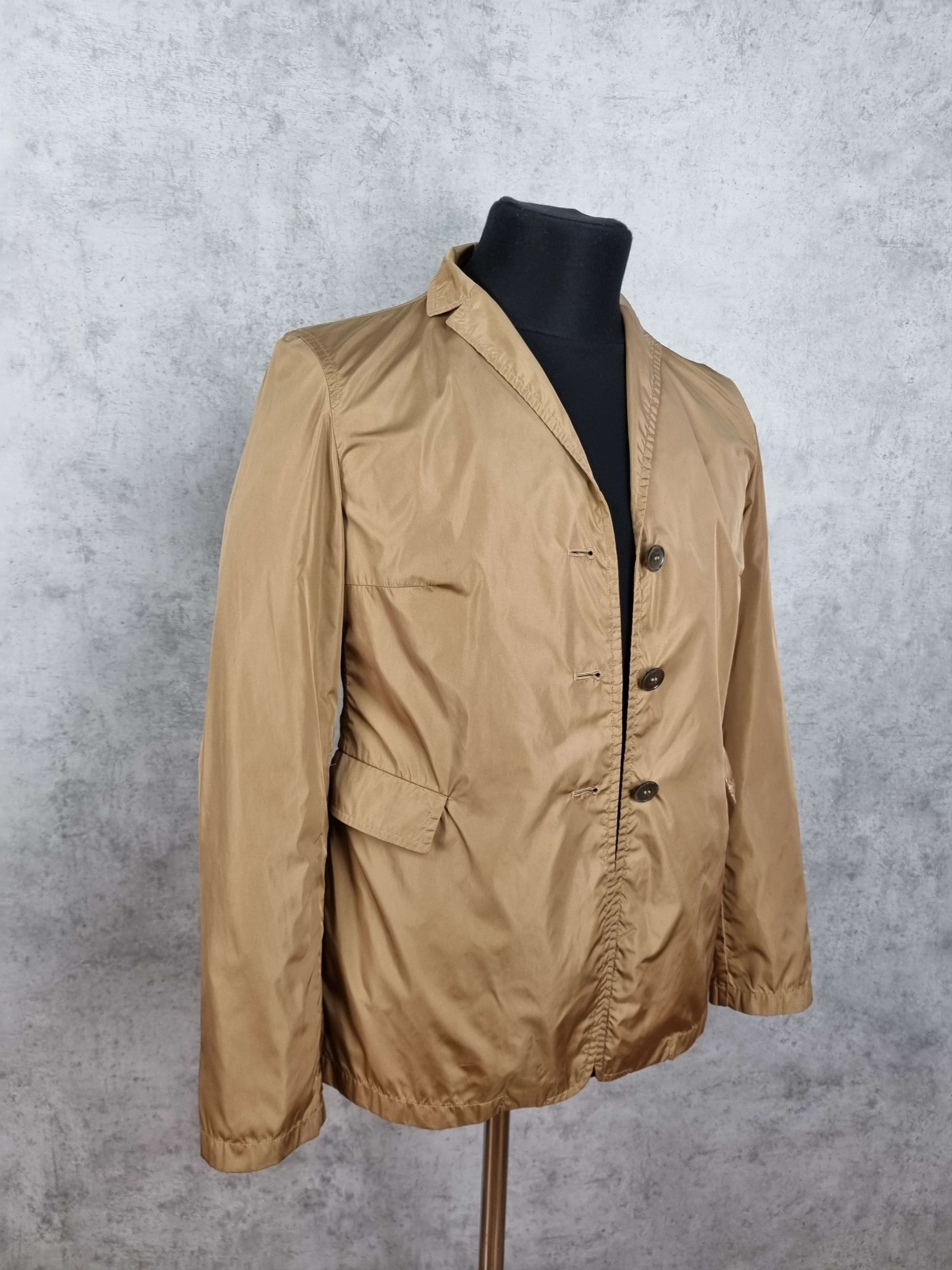 Jil Sander × Vintage 80s Vintage Nylon Blazer Jacket RAF SIMONS era Size S / US 4 / IT 40 - 18 Thumbnail