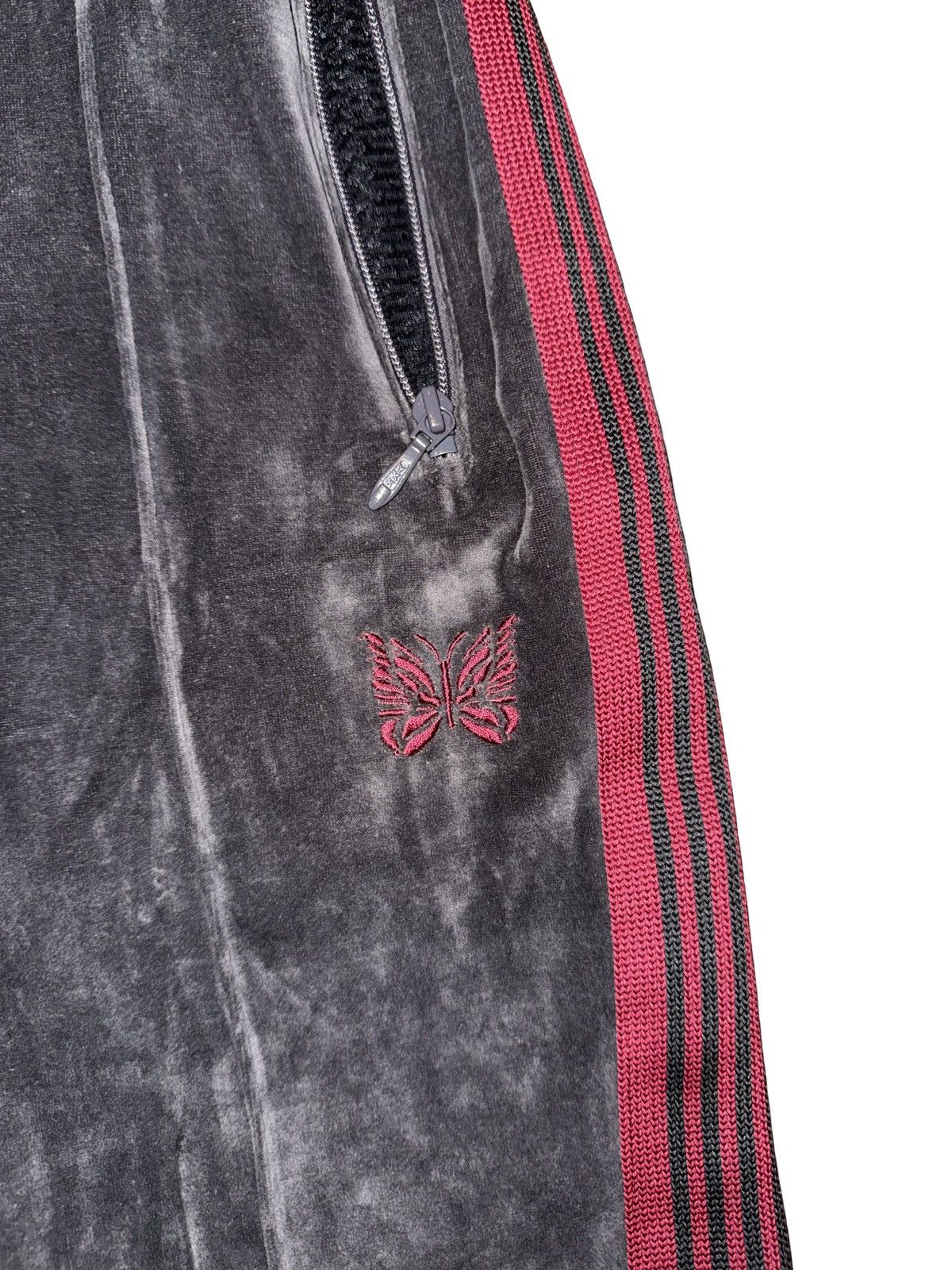 Needles Needles Gray/Red Track Pants Size US 31 - 3 Thumbnail