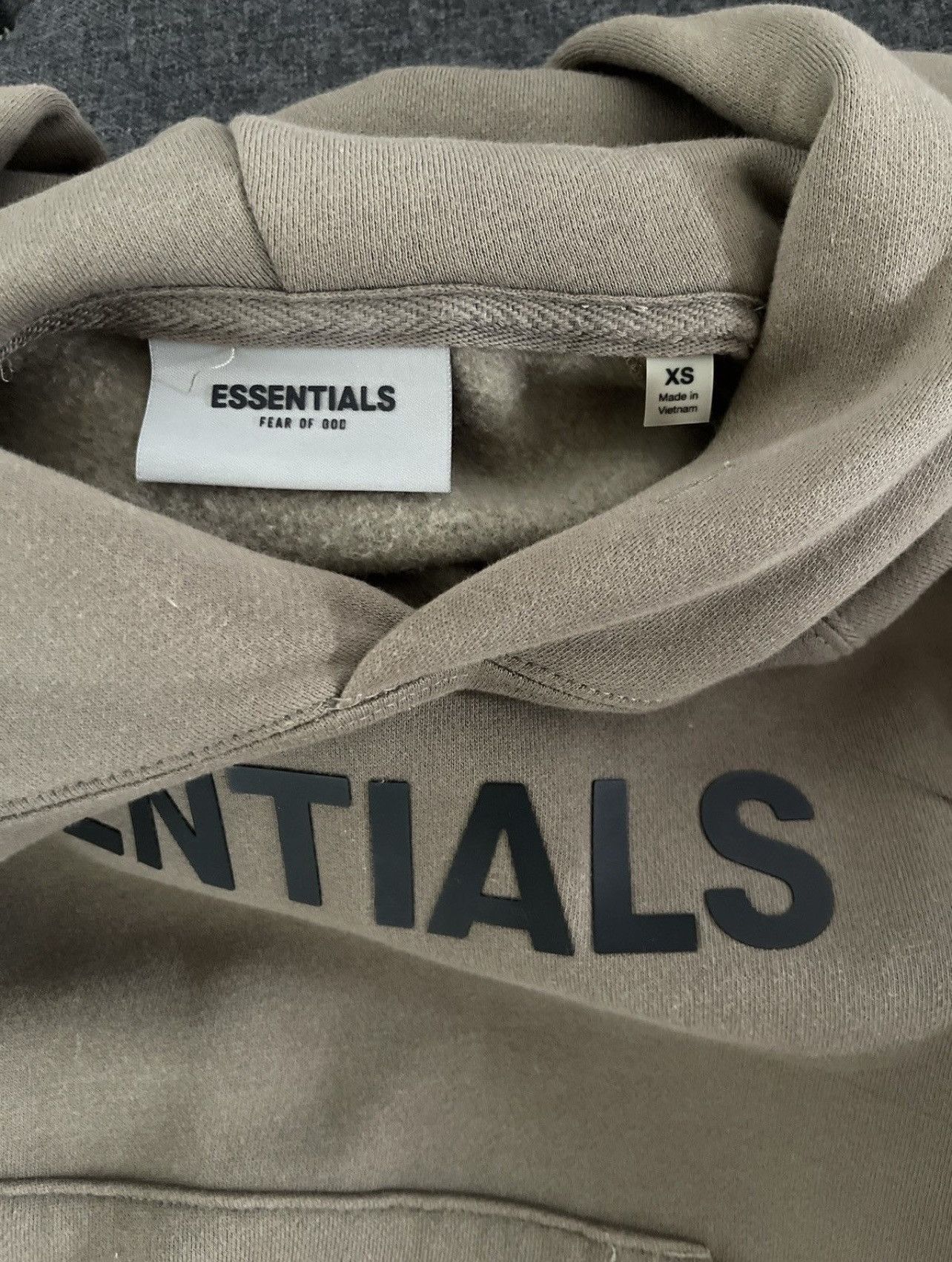 Fear of God Fear of God Essentials Pullover Hoodie Applique Logo Tuape Size US XS / EU 42 / 0 - 4 Thumbnail