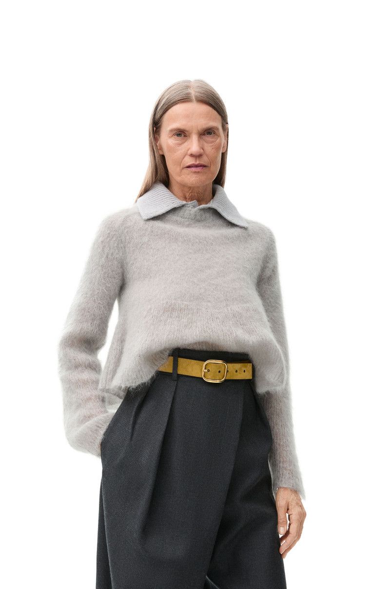 Loewe o1in1g0426 Size: 3.5 cm / Rounded Soft Belt in Suede Gold Size ONE SIZE - 2 Thumbnail