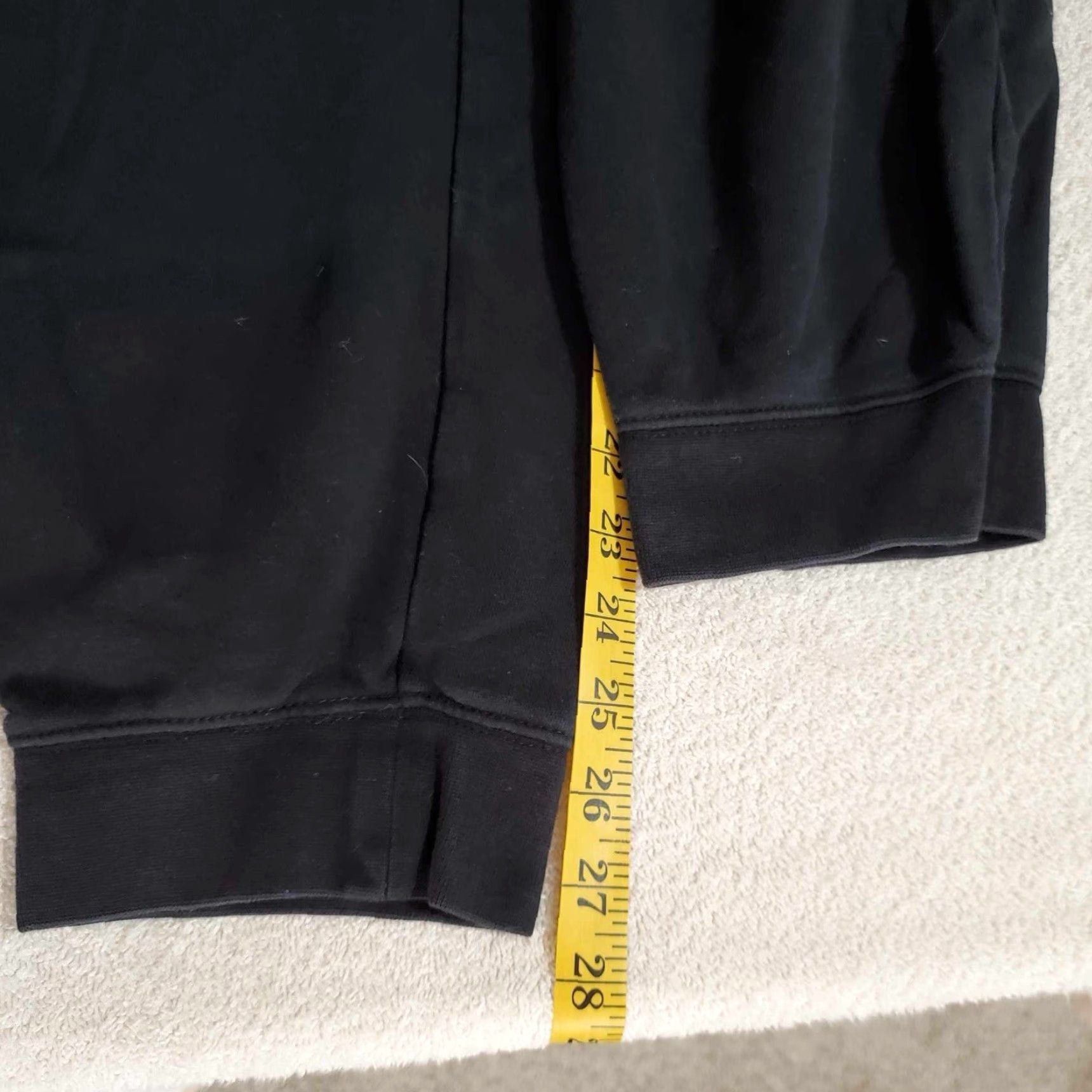 Nike VINTAGE NIKE Sportswear Joggers Sweatpants XL Tall Black / White Logo Nike Sweatpants Size 40" / US 18 - 5 Thumbnail