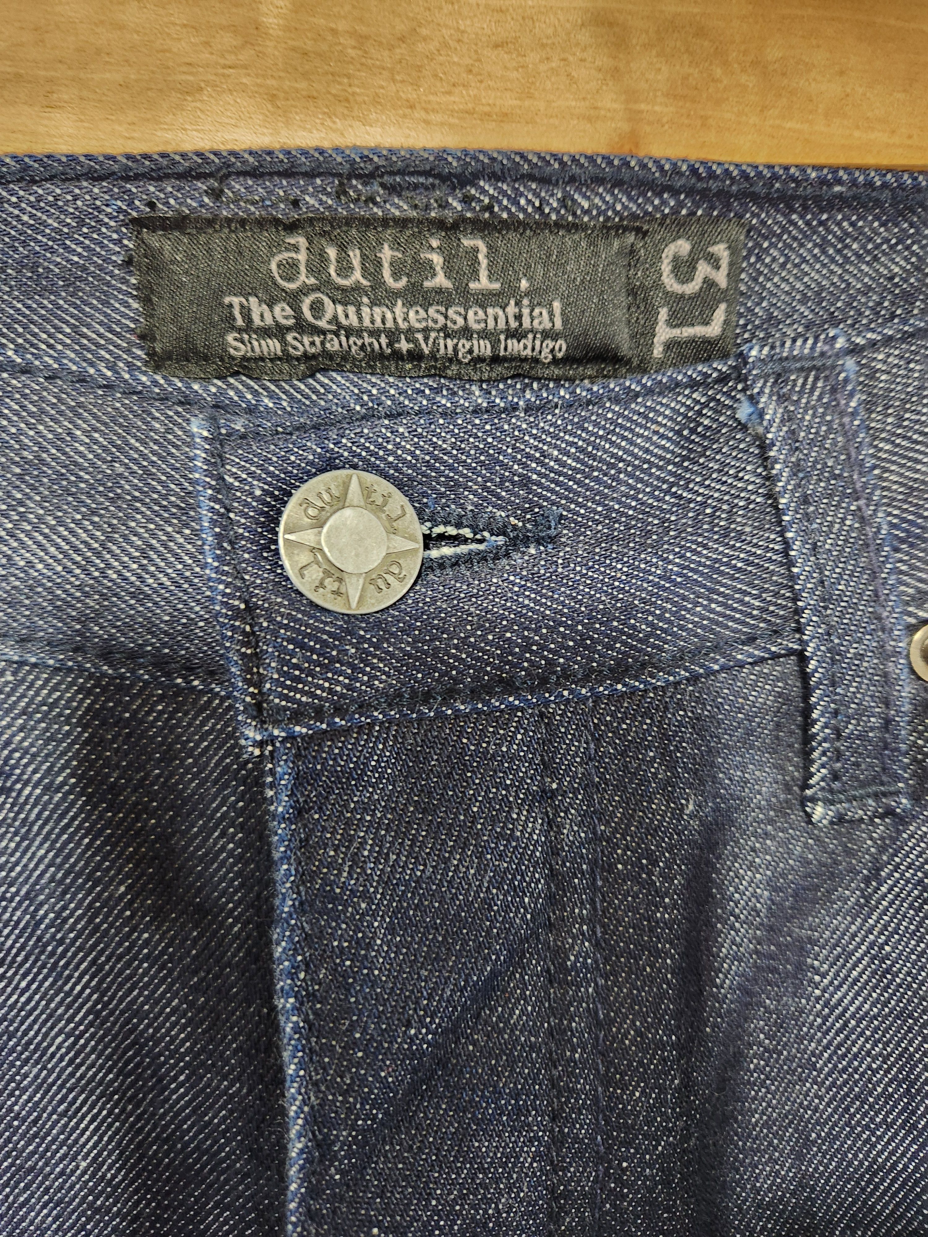Other DUTIL DENIM The Quintessential Slim Straight Raw Size US 31 - 6 Thumbnail