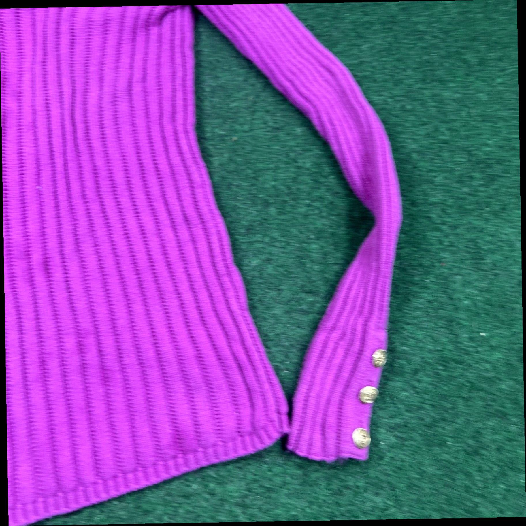 Banana Republic Banana Republic Sweater Pullover Cotton Size XS Cable Knit Ribbed Purple Size XS / US 0-2 / IT 36-38 - 3 Thumbnail