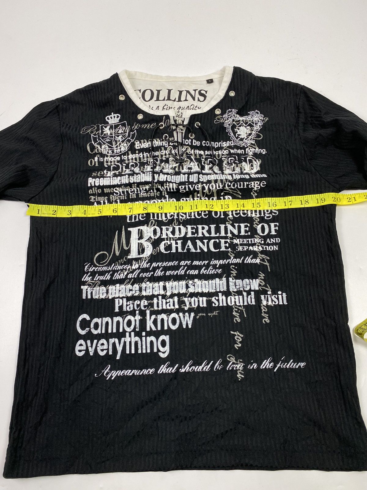 Hysteric Glamour vkei poem lace up longsleeve collins Size US M / EU 48-50 / 2 - 8 Thumbnail