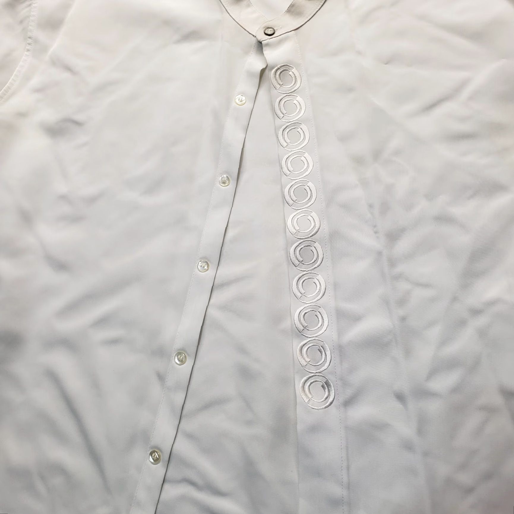 Jordan Craig Jordan Craig Legacy Edition Shirt Men L White Solid Button-Up Long Sleeve Casual 16 16.5 Size US L / EU 52-54 / 3 - 2 Thumbnail