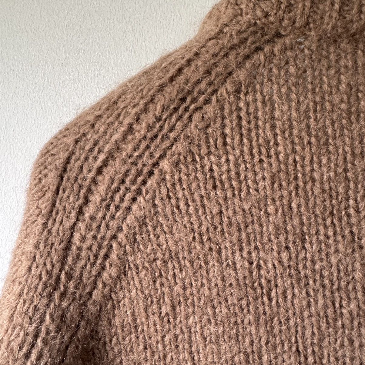 Prada Prada 2000's Brown Mohair/Wool Heavy Knit Pullover Sweater Size US M / EU 48-50 / 2 - 8 Thumbnail