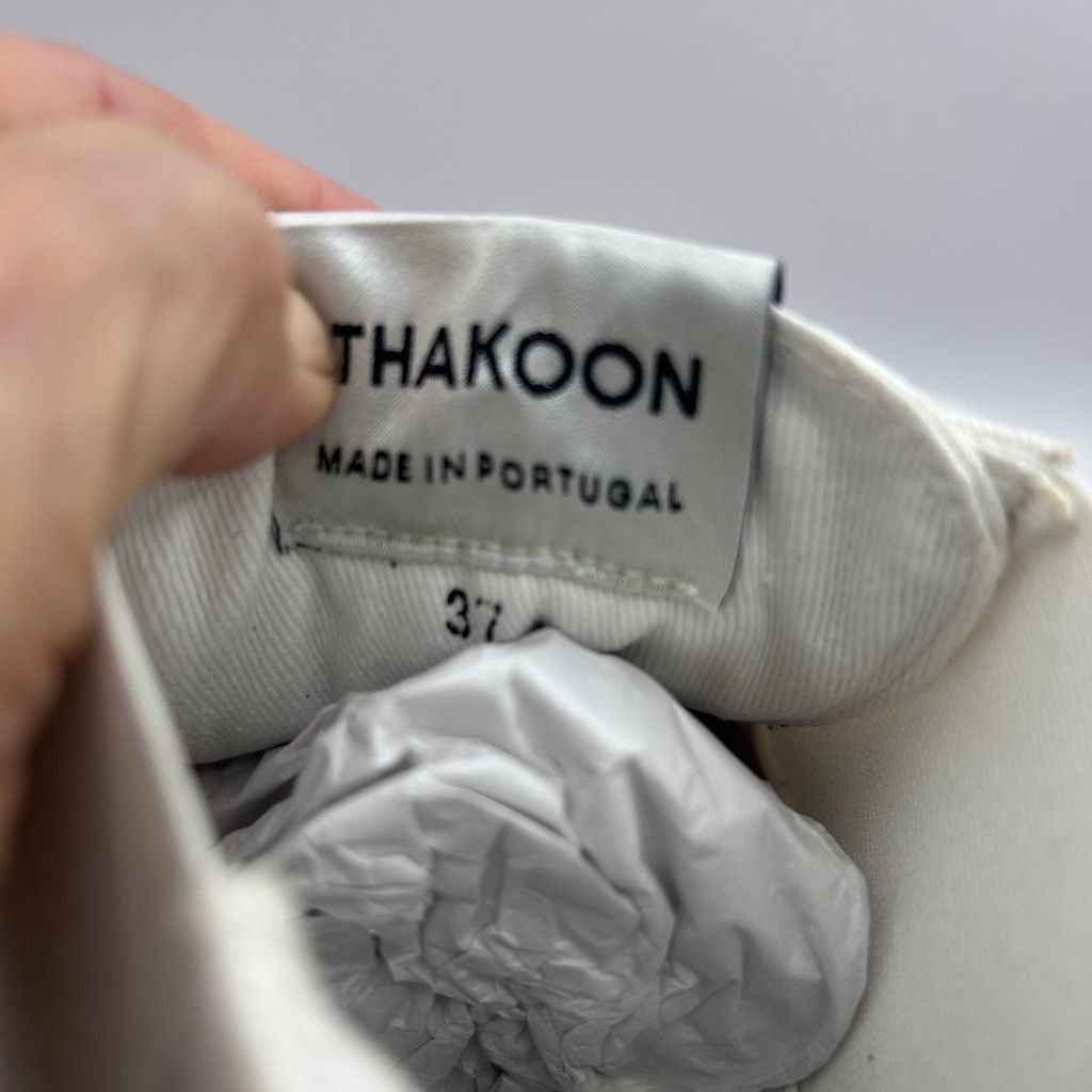 THAKOON Women's Thakoon hi top Sneakers, White, Size 37 Size US 7 / IT 37 - 8 Thumbnail