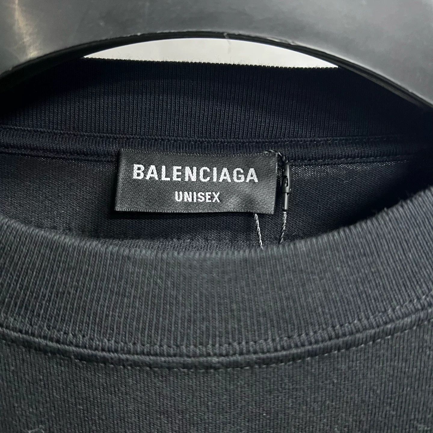 Balenciaga Balenciaga Black Logo V-Neck Layered Pullover Size US S / EU 44-46 / 1 - 2 Thumbnail