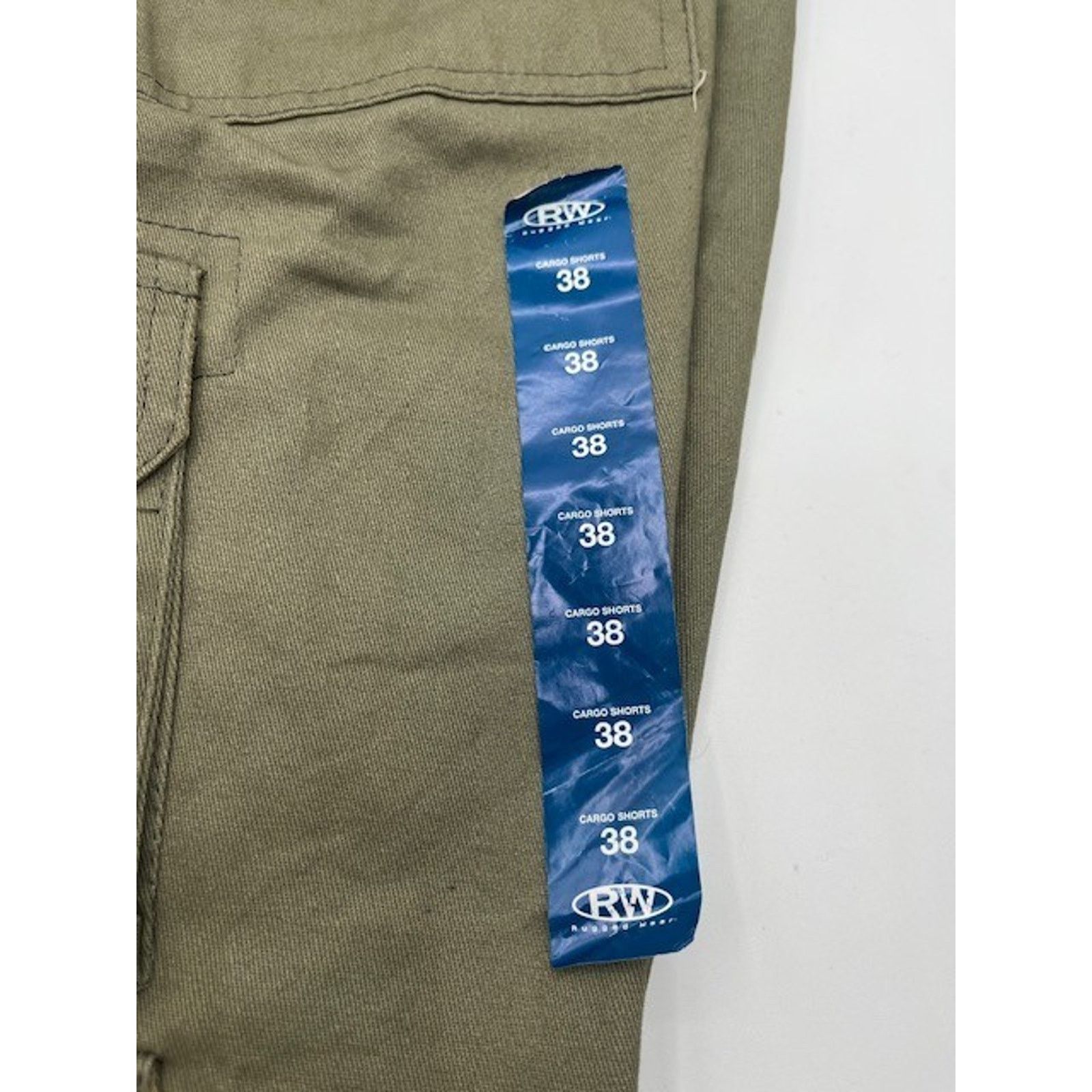 Other Rugged Wear Cargo Shorts Mens 38 Miltary Olive Drawstring Size US 38 / EU 54 - 5 Thumbnail