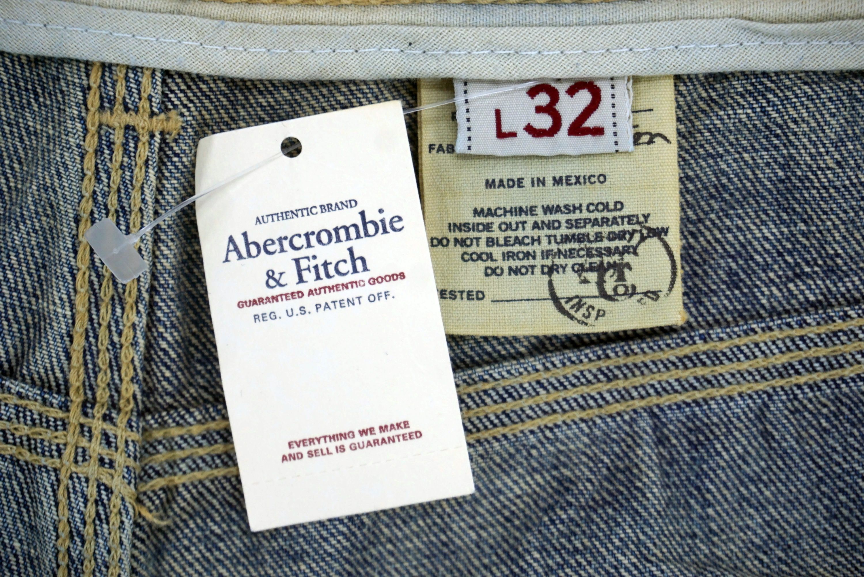 Abercrombie & Fitch Abercrombie Jeans Size W35xL31 Baggy Workwear Denim Size US 32 / EU 48 - 6 Thumbnail