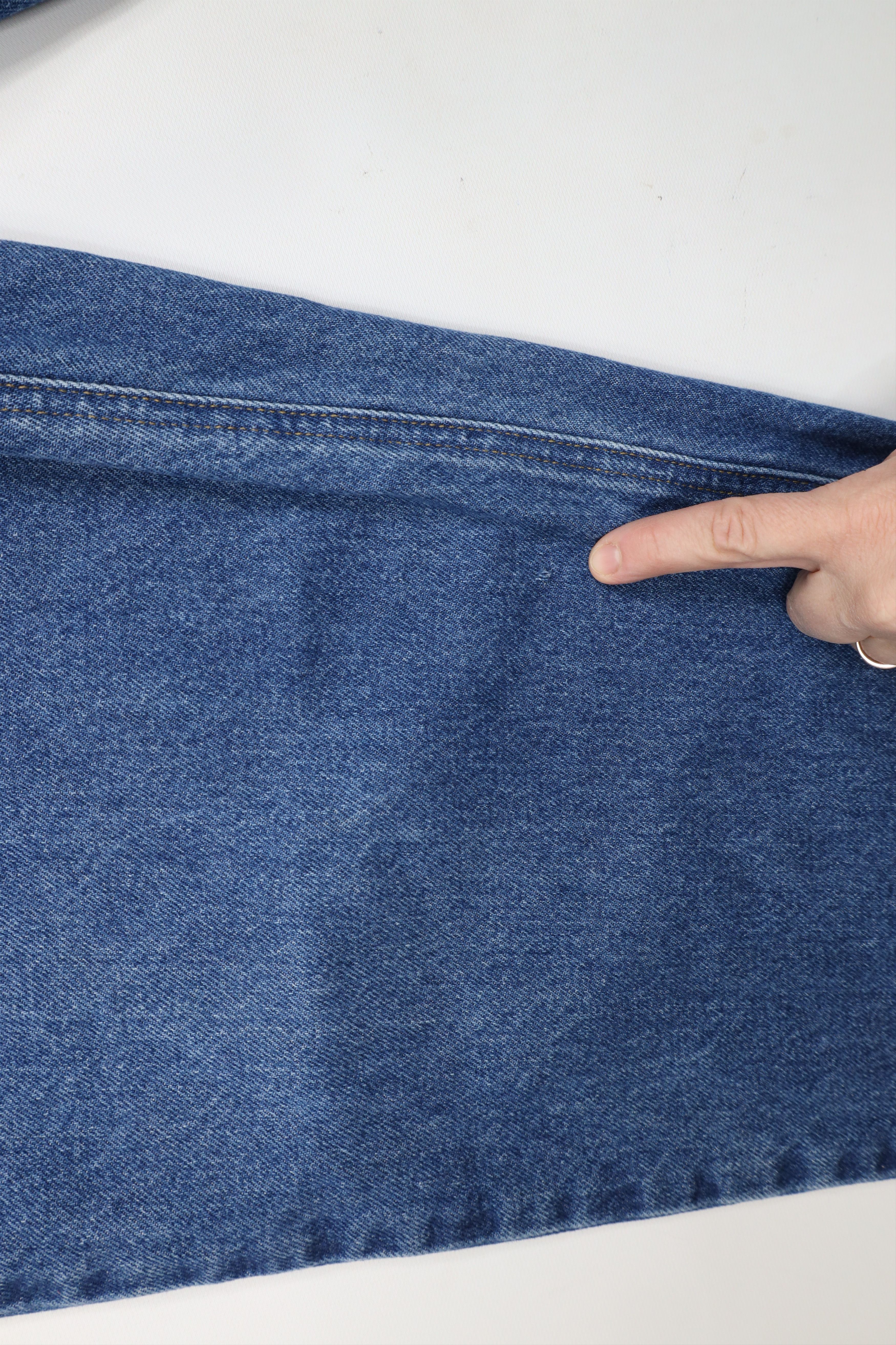 Carhartt × Vintage Vintage Y2K Carhartt Spell Out Relaxed Fit Denim Jeans Blue Size US 38 / EU 54 - 7 Thumbnail