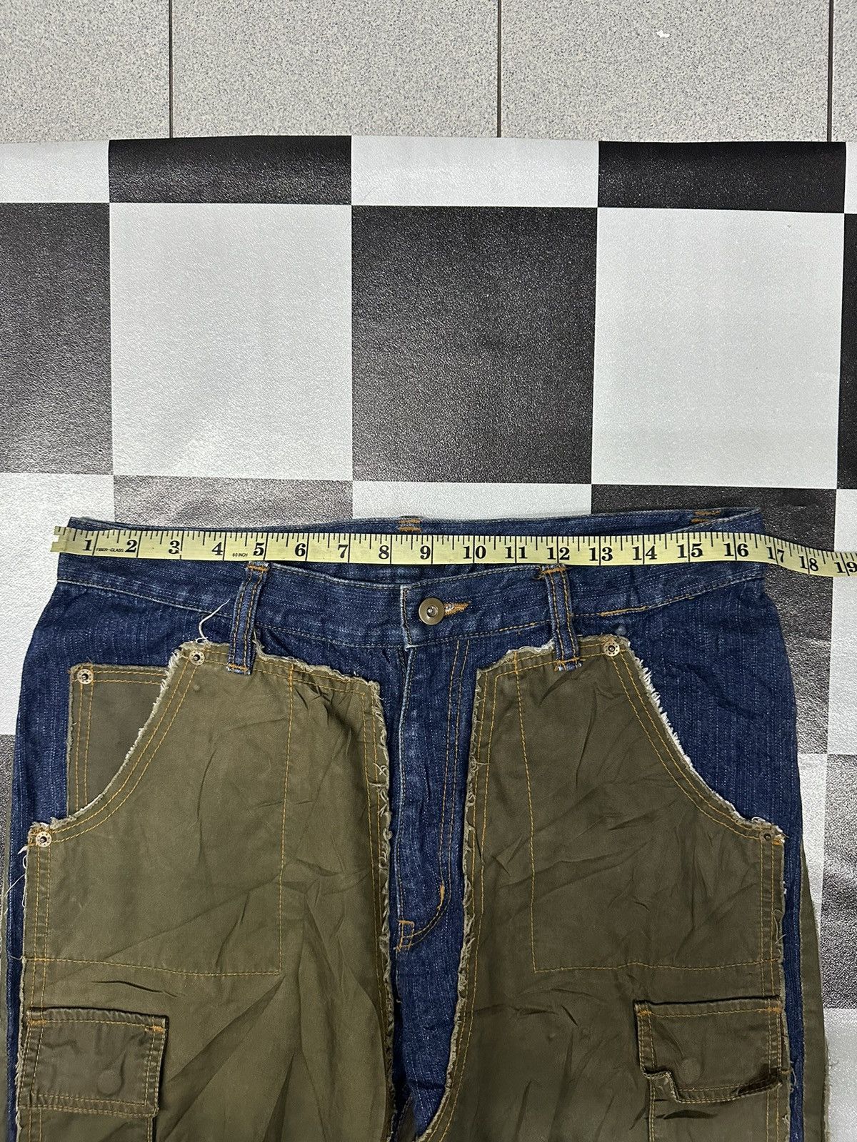 Vintage Reconstruct BOYCOTT Double Knee Cargo Pants Size US 34 / EU 50 - 9 Thumbnail