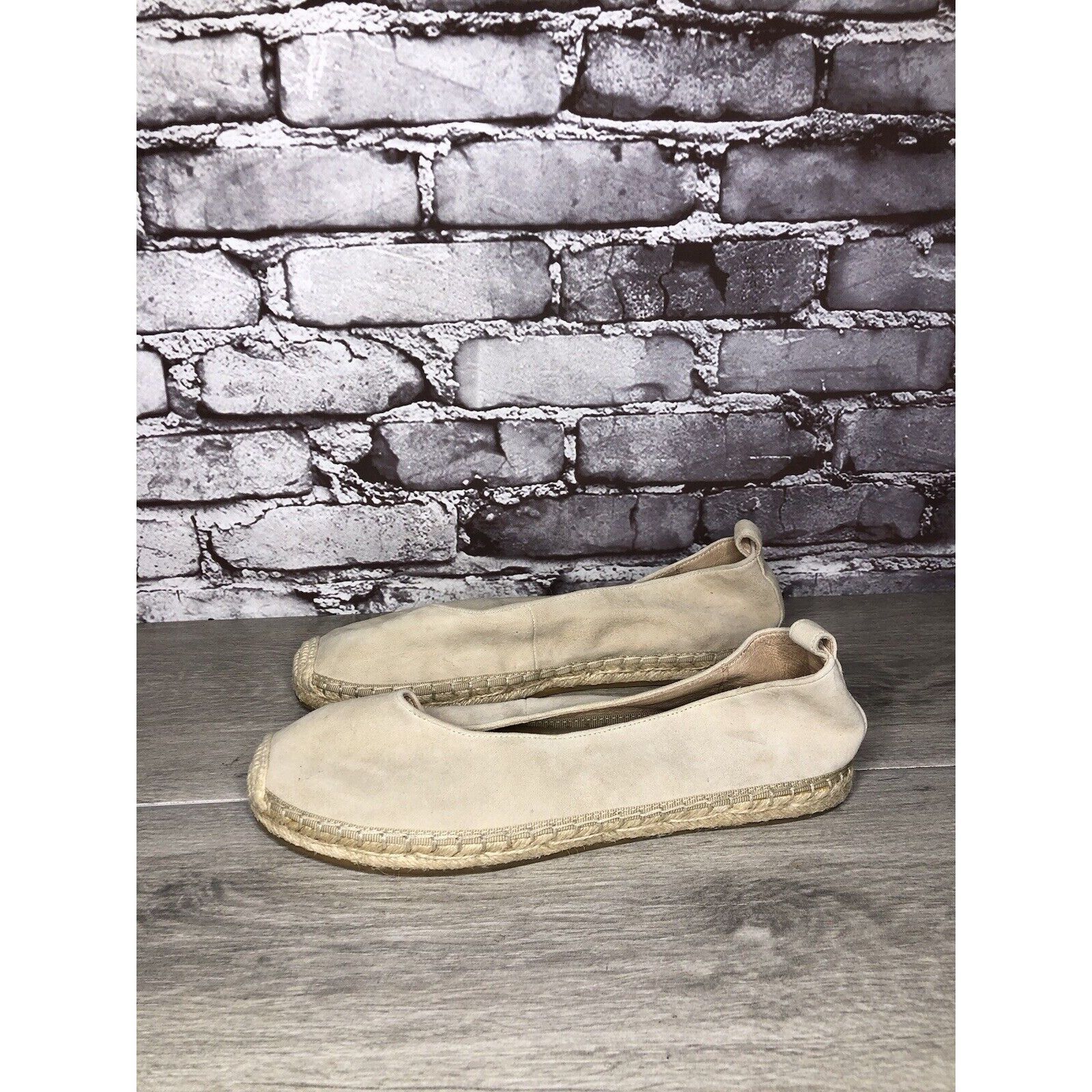 Other J. Jill Ivory Suede Leather Slip On Flats Espadrilles Women’ Size US 9.5 / IT 39.5 - 17 Thumbnail
