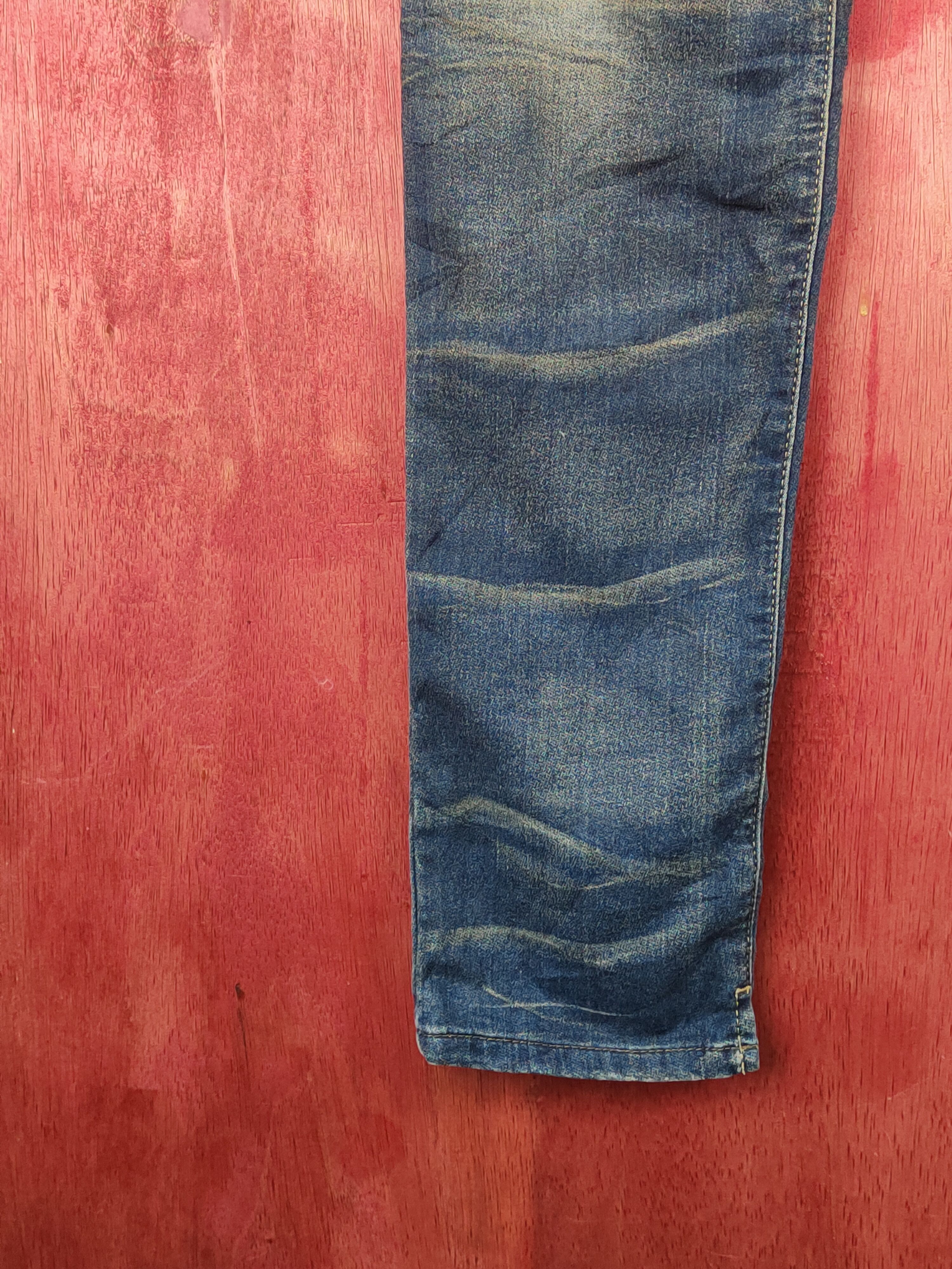 Diesel Diesel Dark Blue Faded Distressed Ripped Jeans #S2354 Size 26" / US 2 / IT 38 - 5 Thumbnail