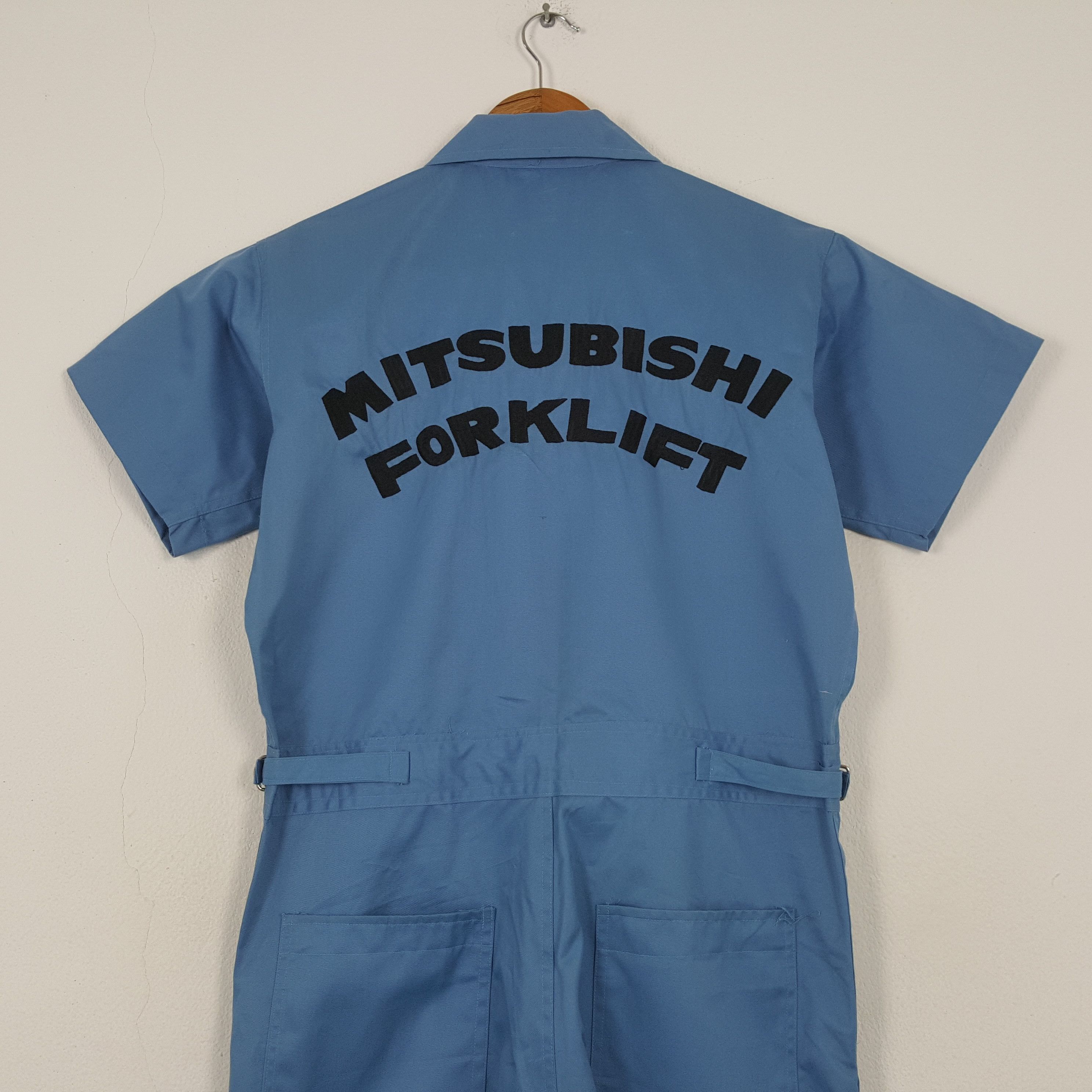 Japanese Brand Vintage Mitsubishi Forklift Japanese Vehicle Coverall RR9 Size US M / EU 48-50 / 2 - 2 Thumbnail