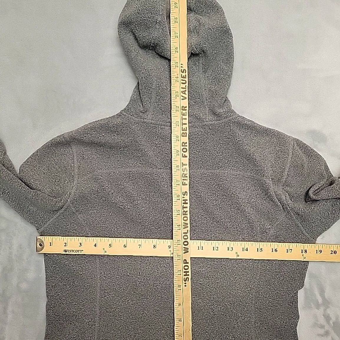 Vintage REI Co Op Fleece Jacket Women S Gray Full Zip 100% Polyester Fleece Hoodie Jacket Size S / US 4 / IT 40 - 6 Thumbnail