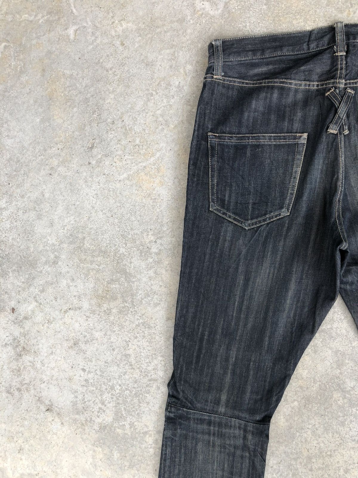 PPFM Japanese PPFM Double Knee Biker Distressed Denim Size US 32 / EU 48 - 9 Thumbnail