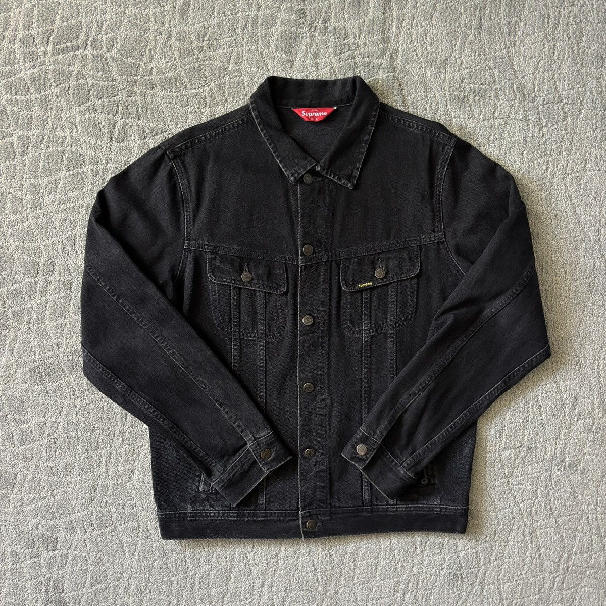 Playboy × Supreme Supreme x Playboy Button Up Denim Jean Jacket Black/ White Size US L / EU 52-54 / 3 - 7 Thumbnail