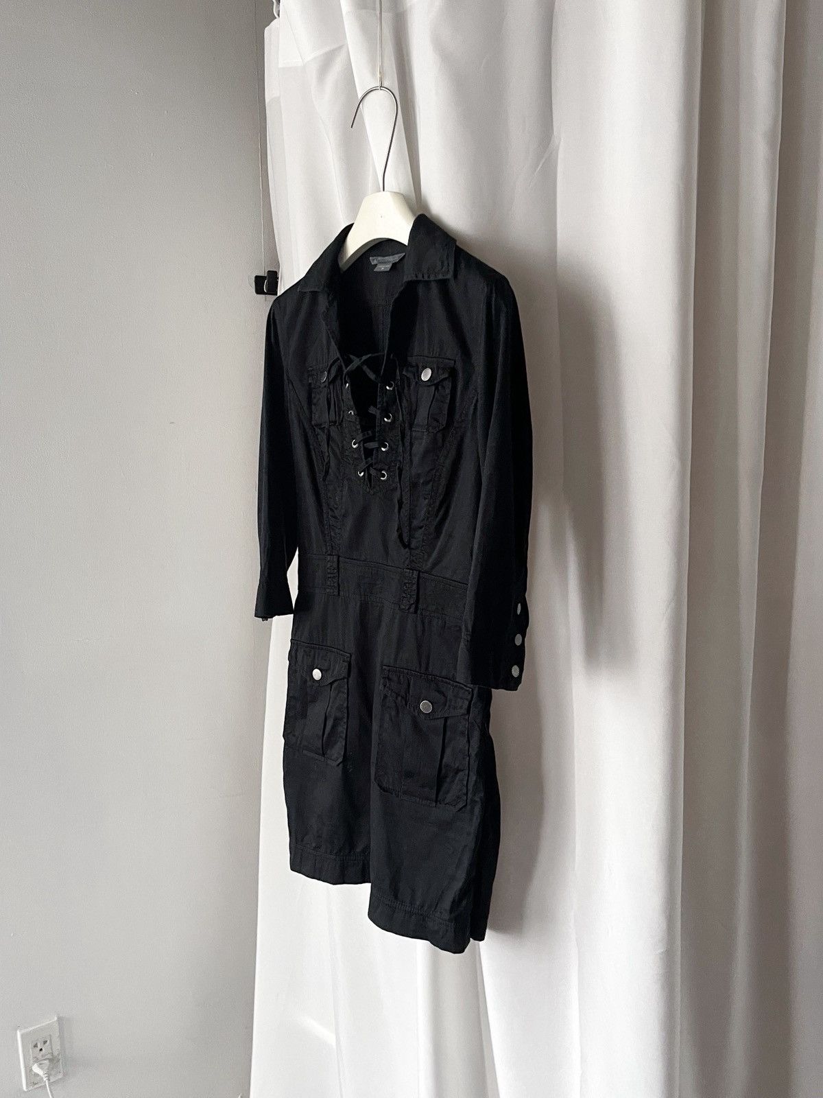 Armani Exchange Y2K Armani Exchange lace up dress Size S / US 4 / IT 40 - 4 Thumbnail