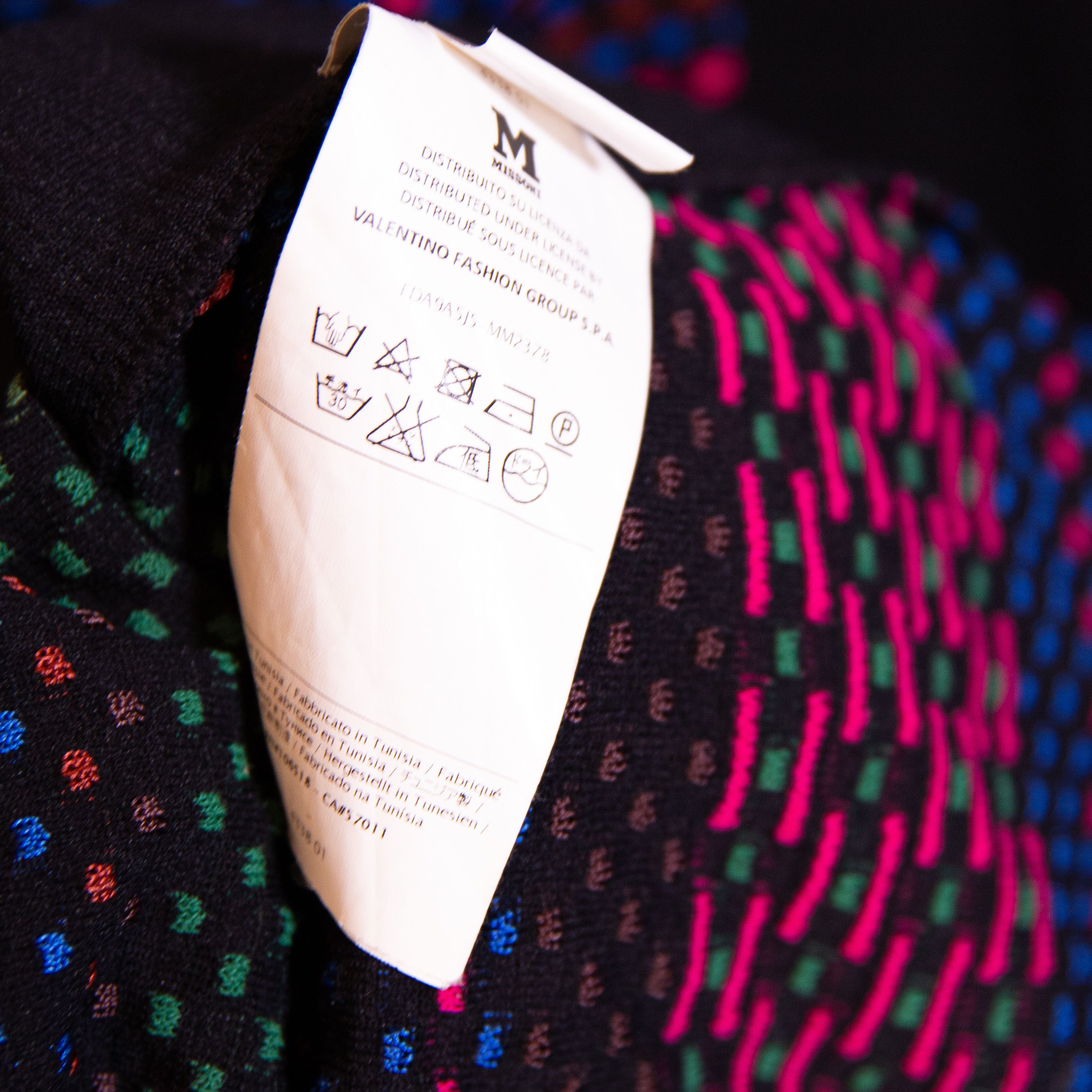 Missoni Missoni Cotton Blend Multi Color Woven Knit Stretch Size L / US 10 / IT 46 - 4 Thumbnail