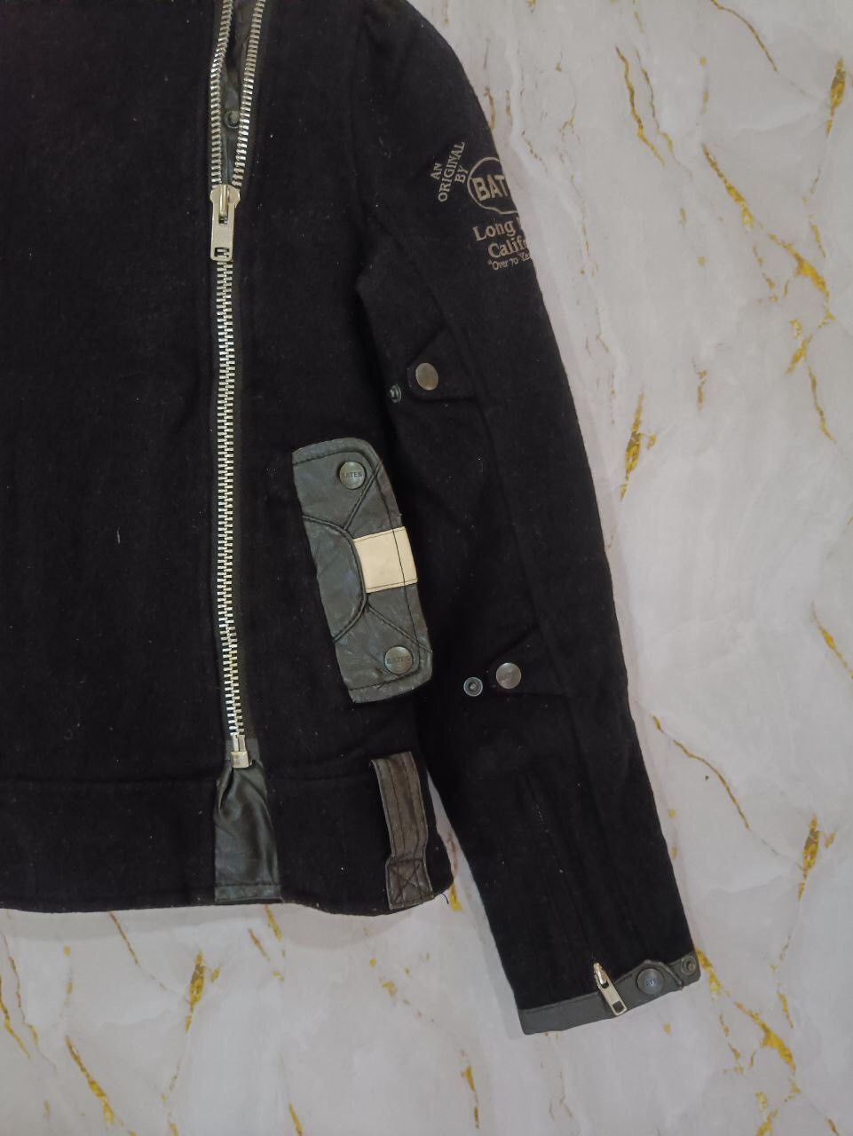 Bates Hats BATES LONG BEACH RACING BIKERS JACKET Size US S / EU 44-46 / 1 - 4 Thumbnail