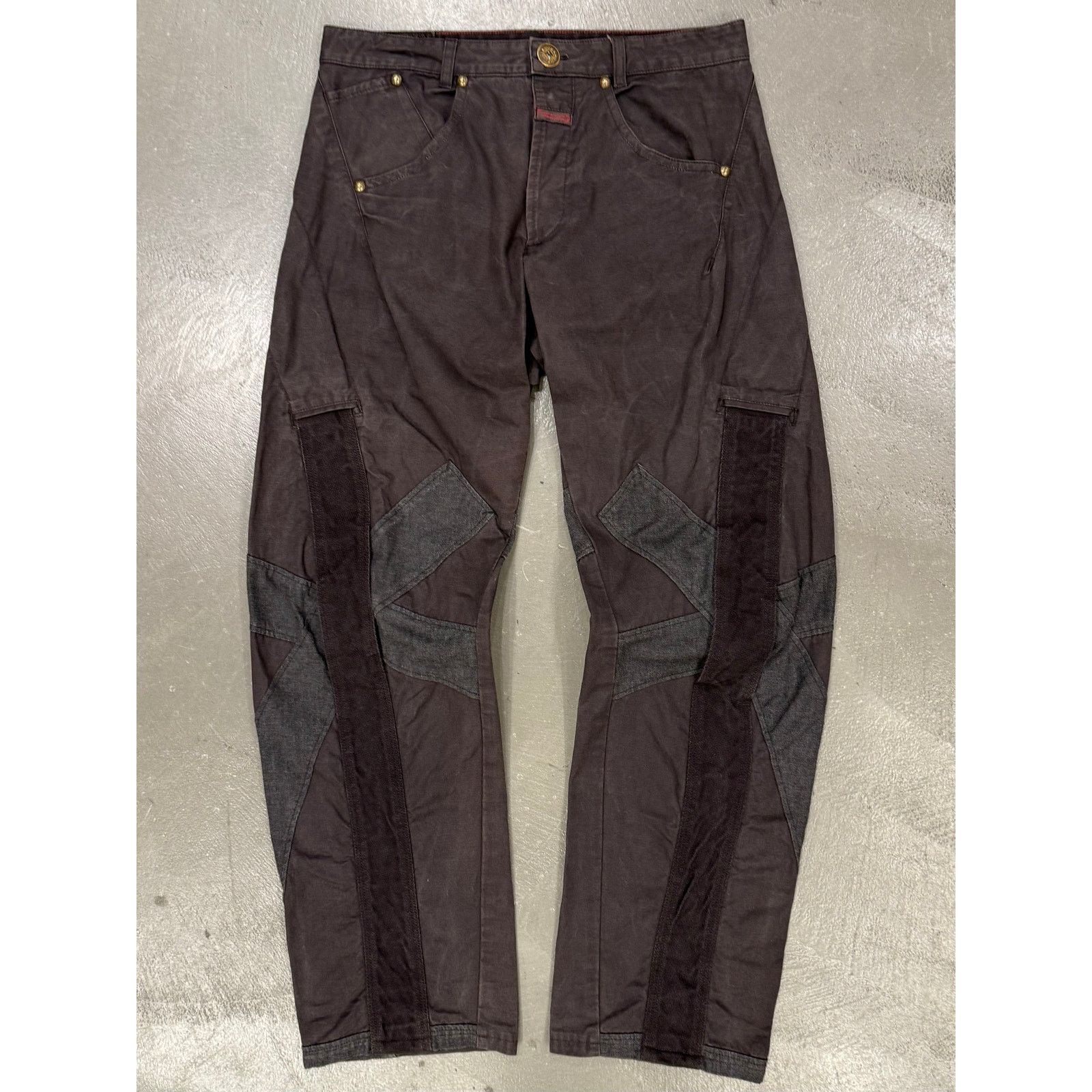 Marithe + Francois Girbaud 2000s Marithe Francois Girbaud paneled work pants Size US 30 / EU 46 - 1 Thumbnail