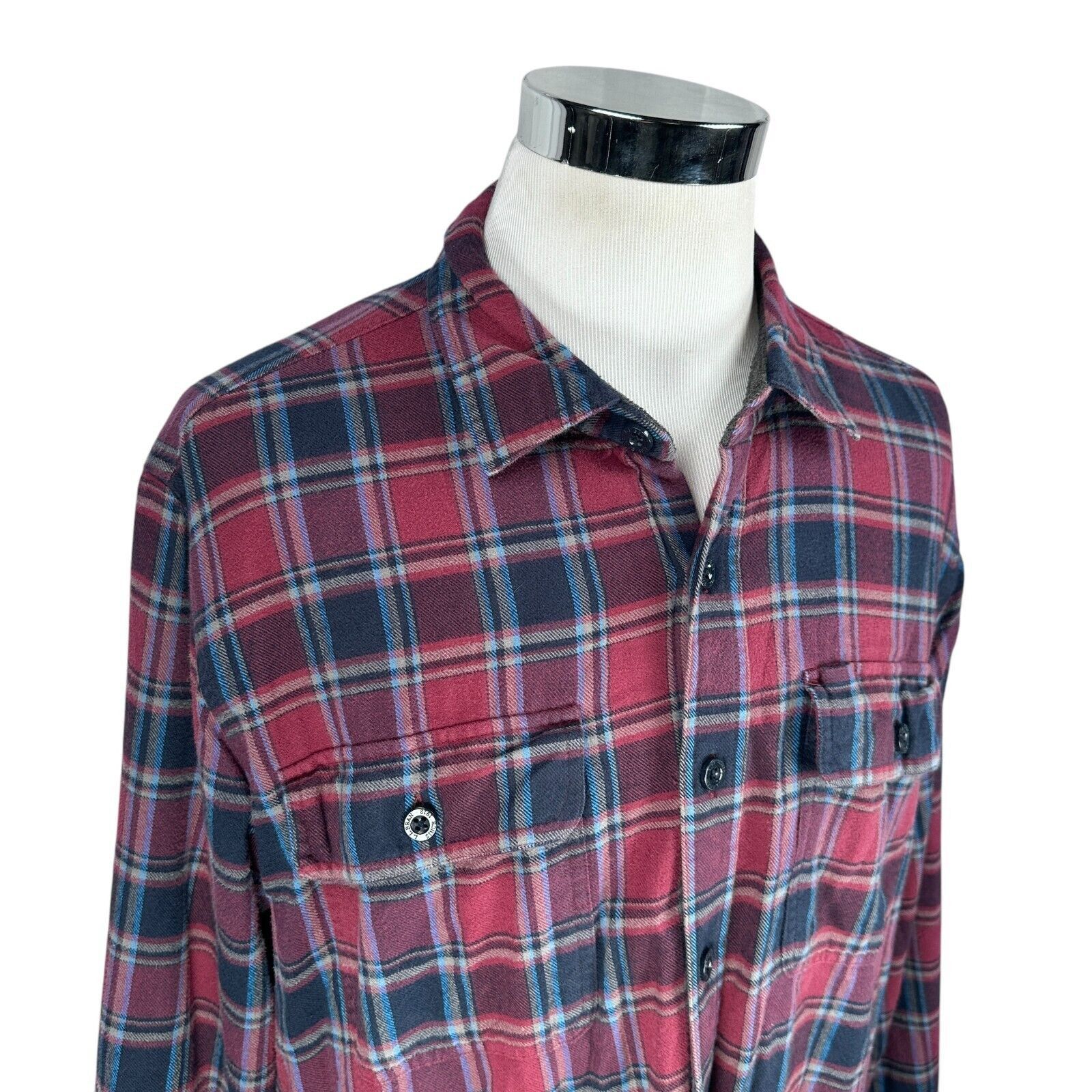 L.L. Bean LL Bean Flannel Shirt Men's XL Blue Red Plaid Button Up Size US XL / EU 56 / 4 - 2 Thumbnail