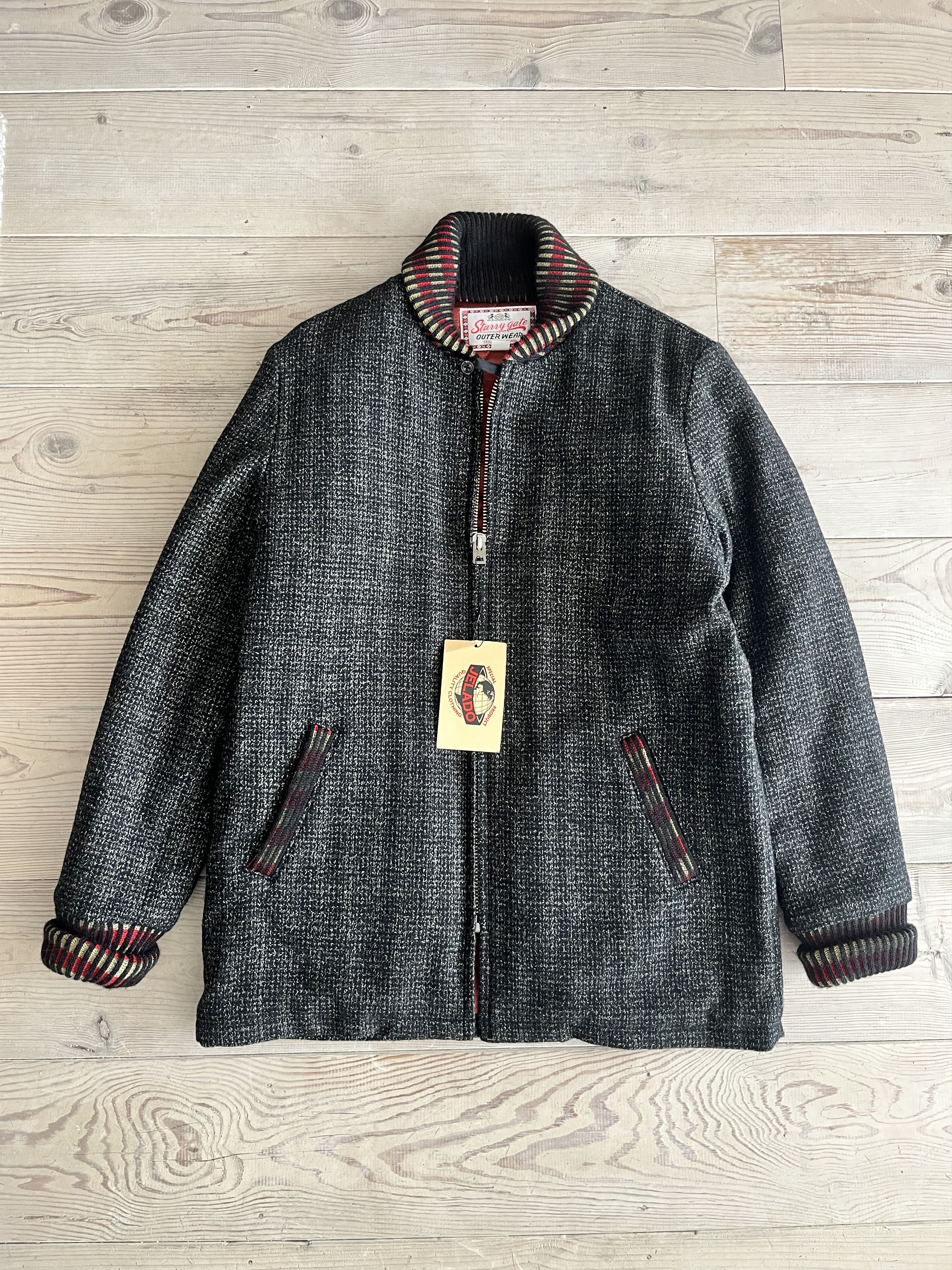 Jelado Pharaoh Jacket Salt & Pepper Tweed Size US M / EU 48-50 / 2 - 1 Thumbnail
