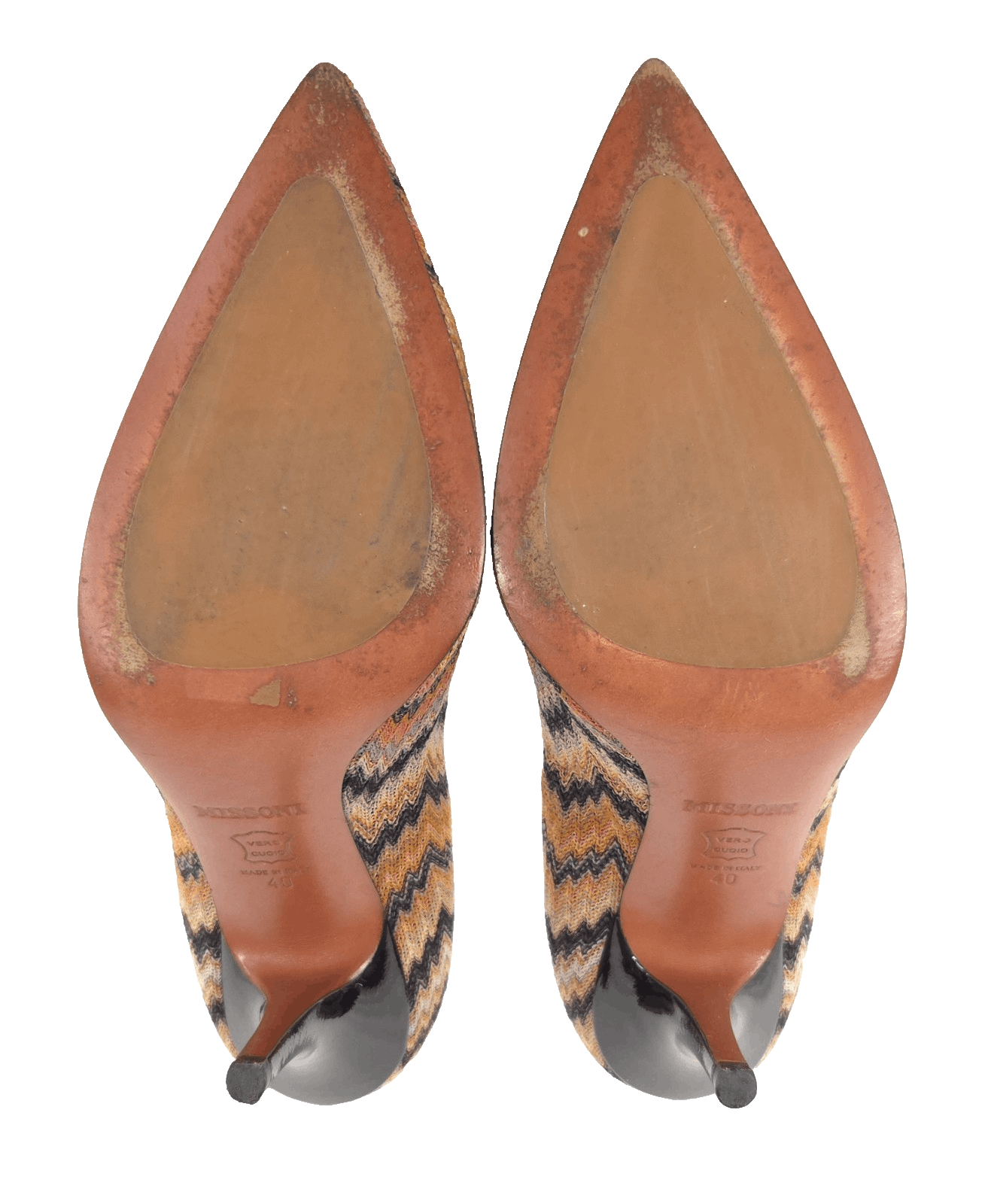 Missoni Missoni Zigzag Knit Pointed Toe Pumps 40 EU 10 US Womens Size US 10 / IT 40 - 6 Thumbnail