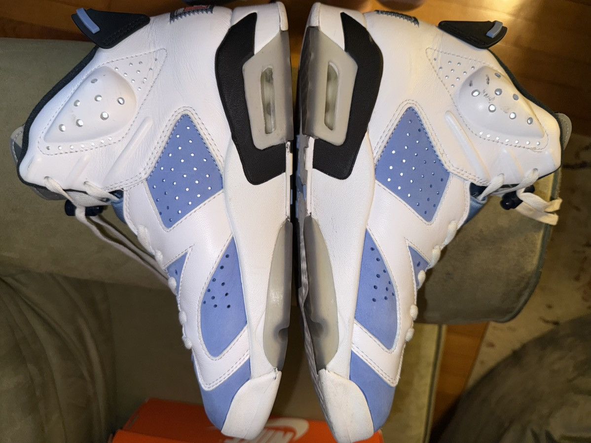 Jordan Brand Air Jordan 6 Retro “UNC Home” VVNDS! OG Box, Lace Locks sz9 Size US 9 / EU 42 - 2 Thumbnail