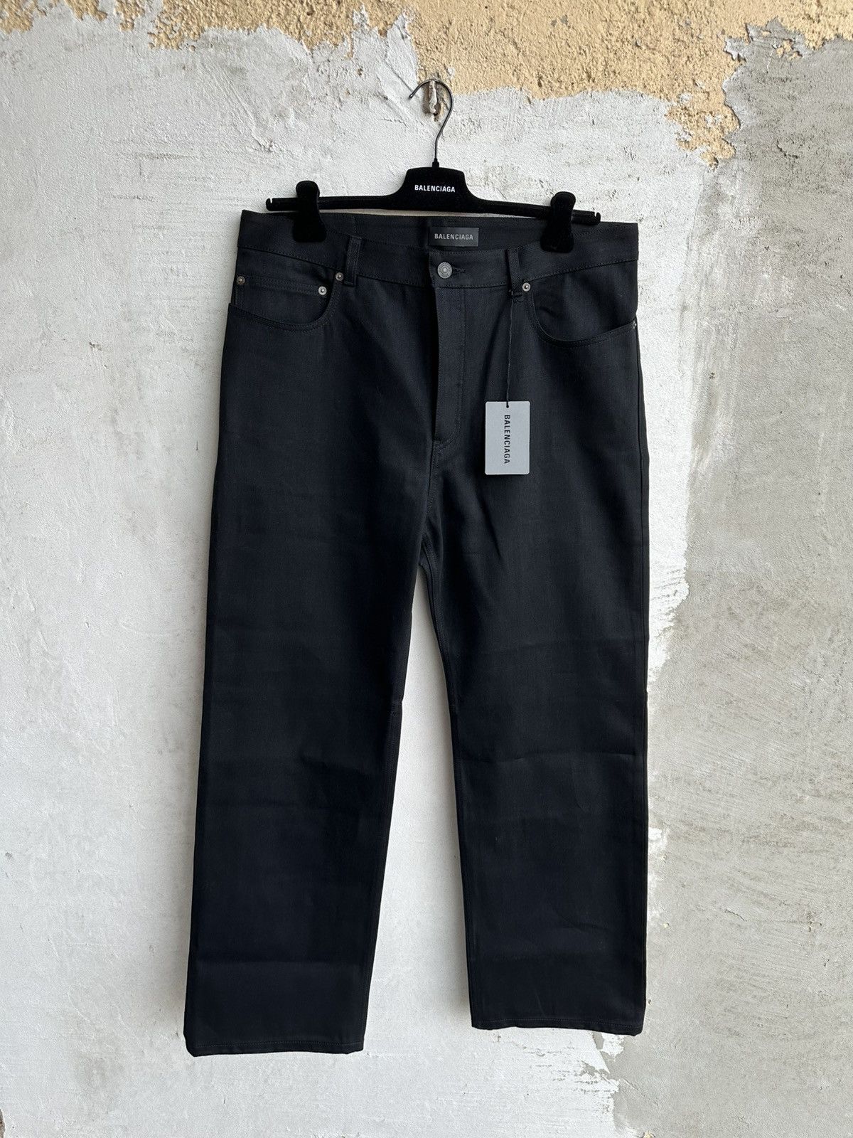 Balenciaga [34] 1390$ Spring26 Japanese Curved Knee denim pants Size US 34 / EU 50 - 2 Thumbnail