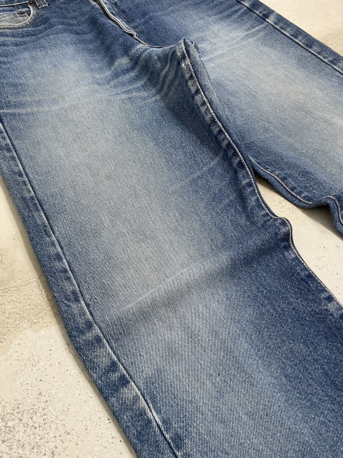 Blue Blue Japan × Japan Blue × Japanese Brand Vintage Y2k Blueway Repaired Japan Denim Pants (AB39) Size US 29 - 8 Thumbnail