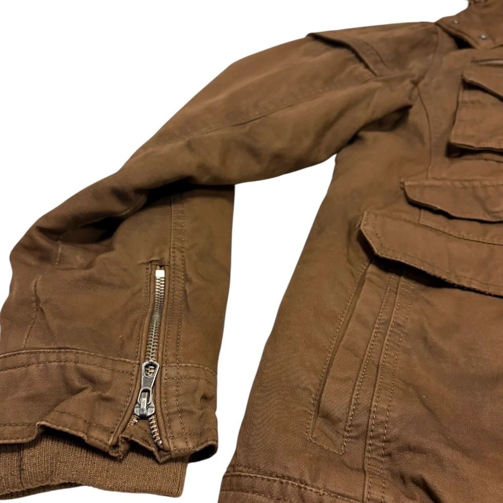 In The Attic In The Attic brown fur hood brown tactical utility jacket Size US M / EU 48-50 / 2 - 4 Thumbnail