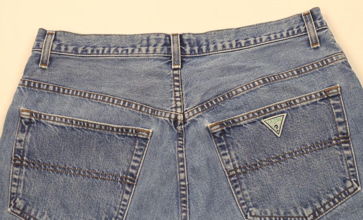 Guess × Vintage Vintage 90s Guess Jeans Loose Denim Jean Shorts Jorts USA Size US 34 / EU 50 - 10 Thumbnail