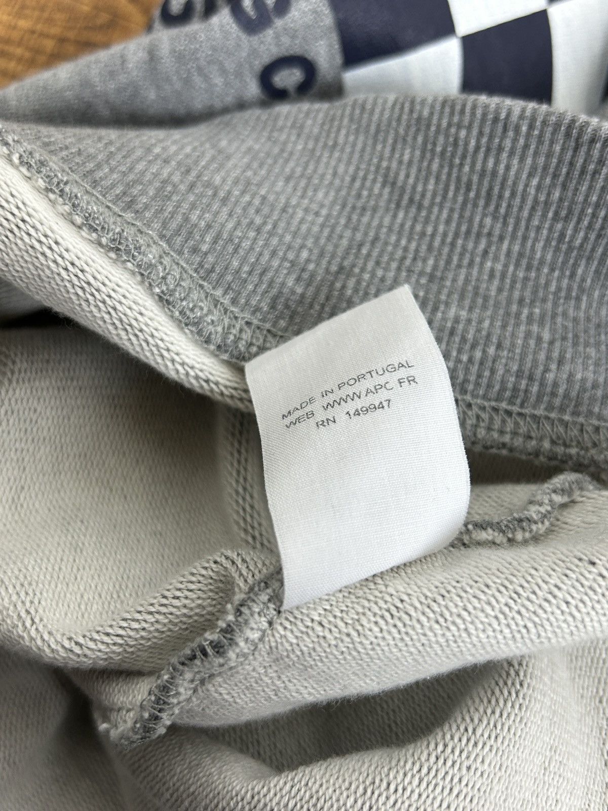 A.P.C. APC Ready Steady Go Racing Check Sweatshirt Crewneck Grey L Size US L / EU 52-54 / 3 - 8 Thumbnail